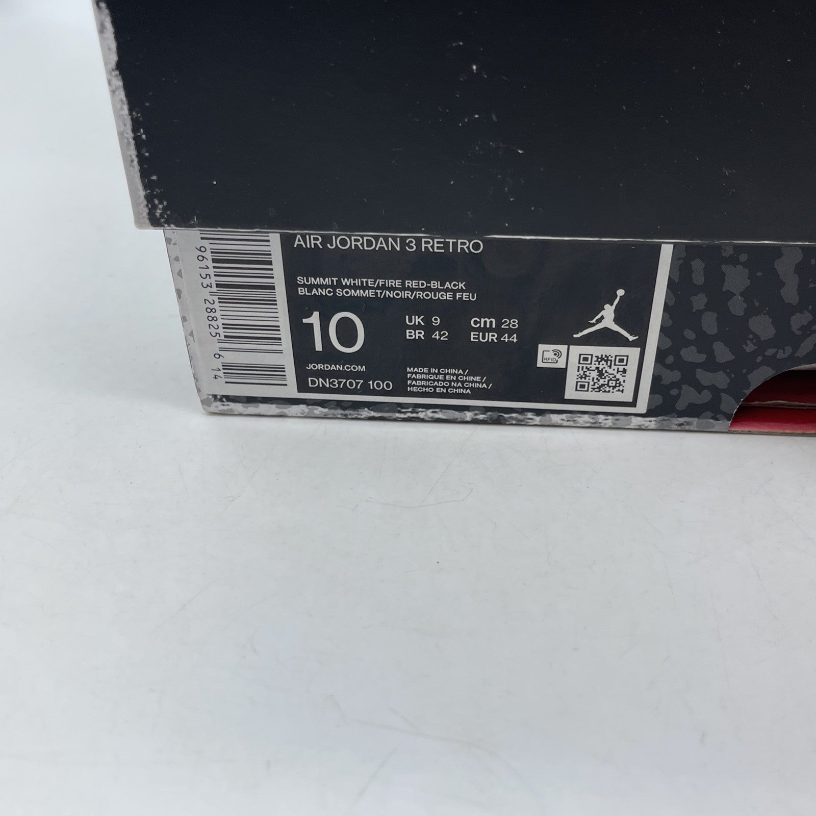 Size 10 - Jordan 3 Retro Mid White Cement Reimagined Grey Suede (DN3707-100)