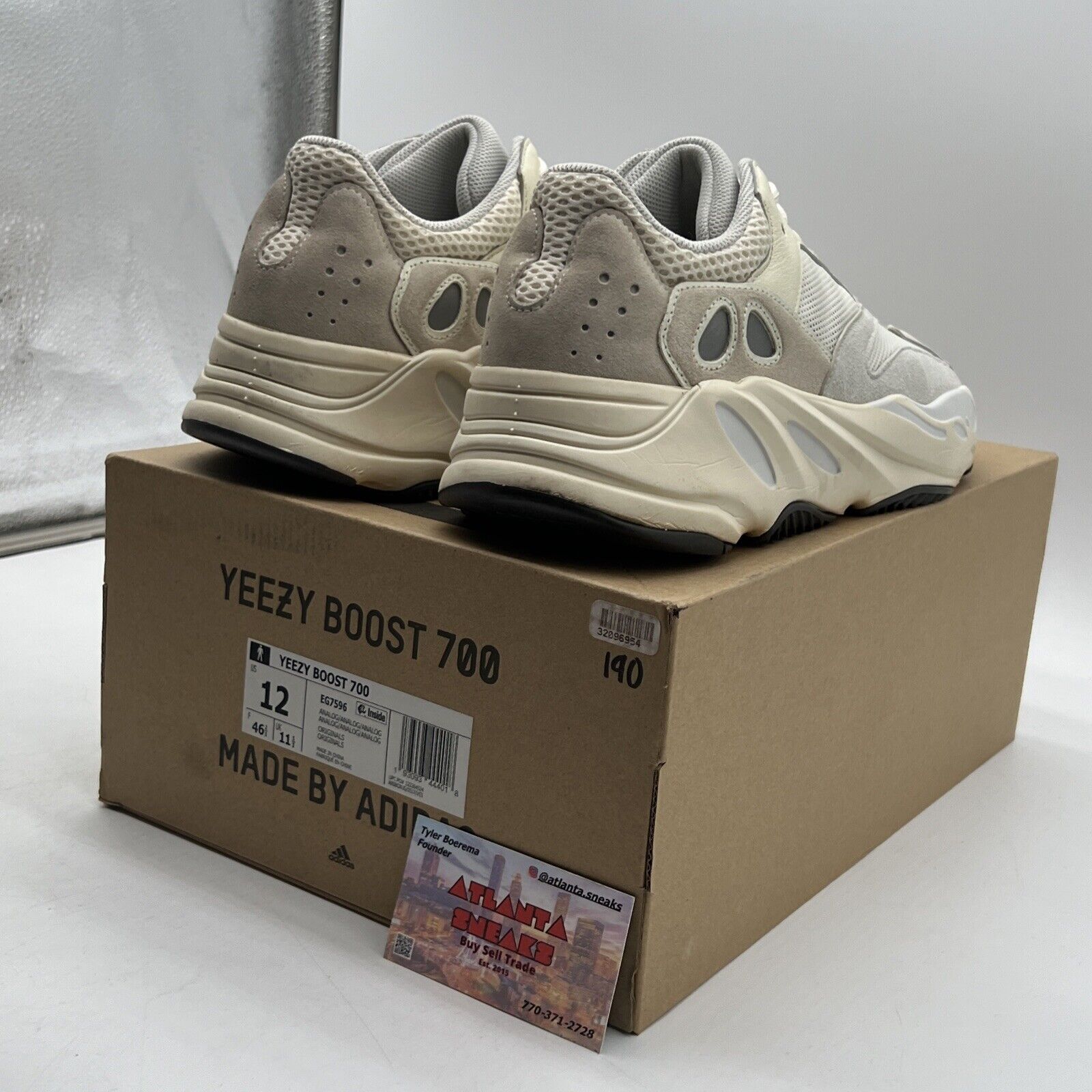 Size 12 - adidas Yeezy Boost 700 Low Analog Grey Leather (EG7596)