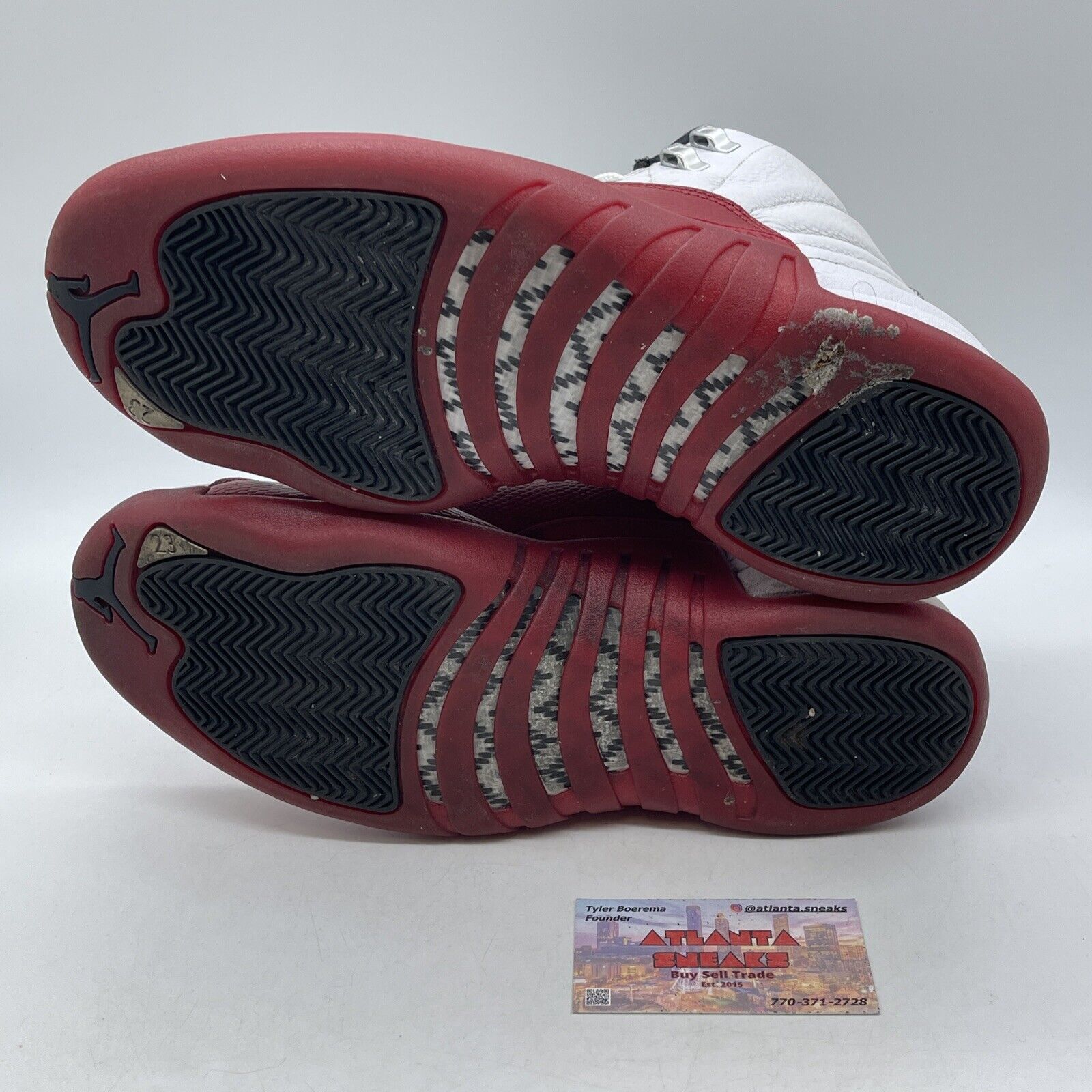 Size 10.5 - Jordan 12 Retro 2023 Mid Cherry Red Black White Leather (CT8013-116)