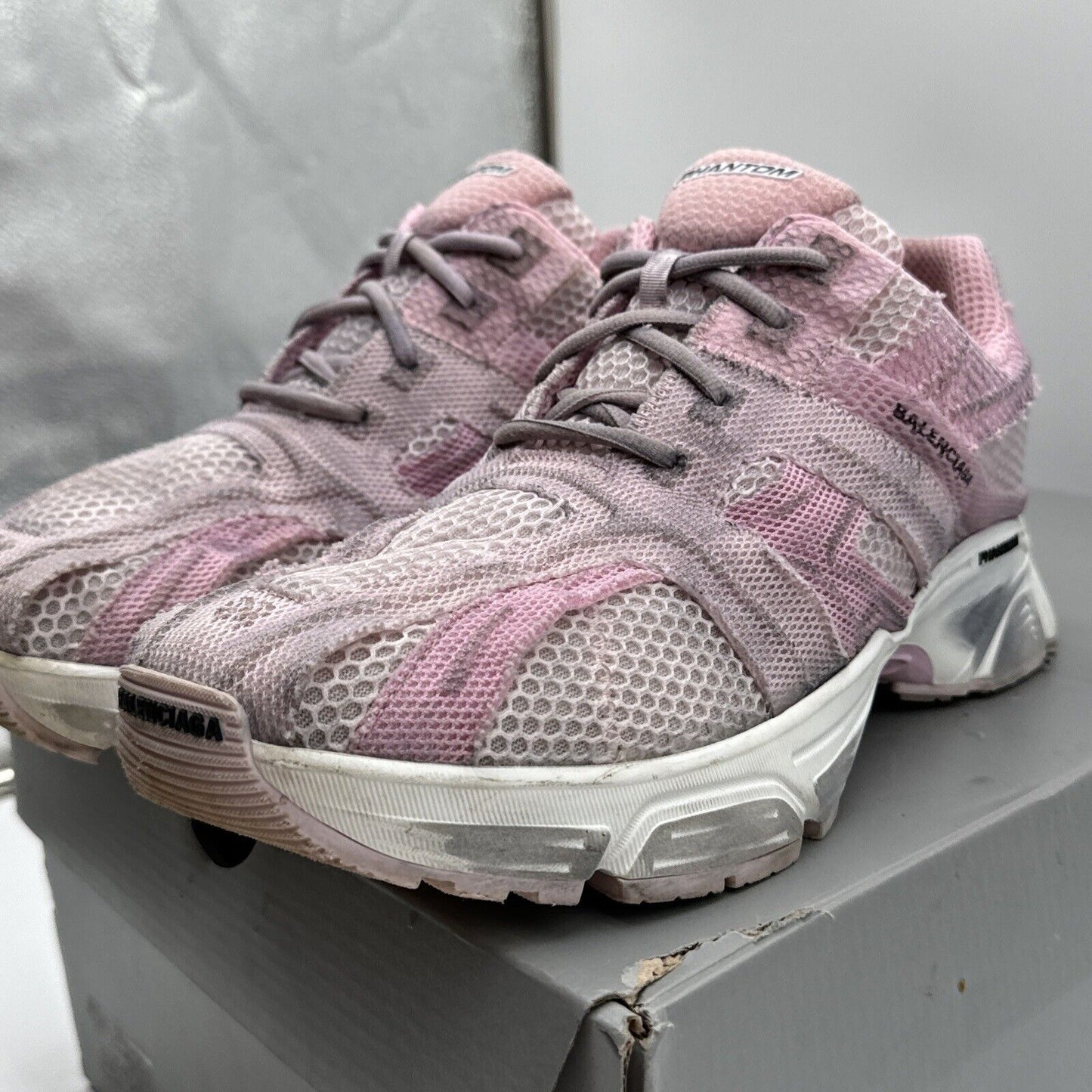 Size 11 - Balenciaga Phantom Low Pink Washed Grey With Box Comfy $895 Retail 44