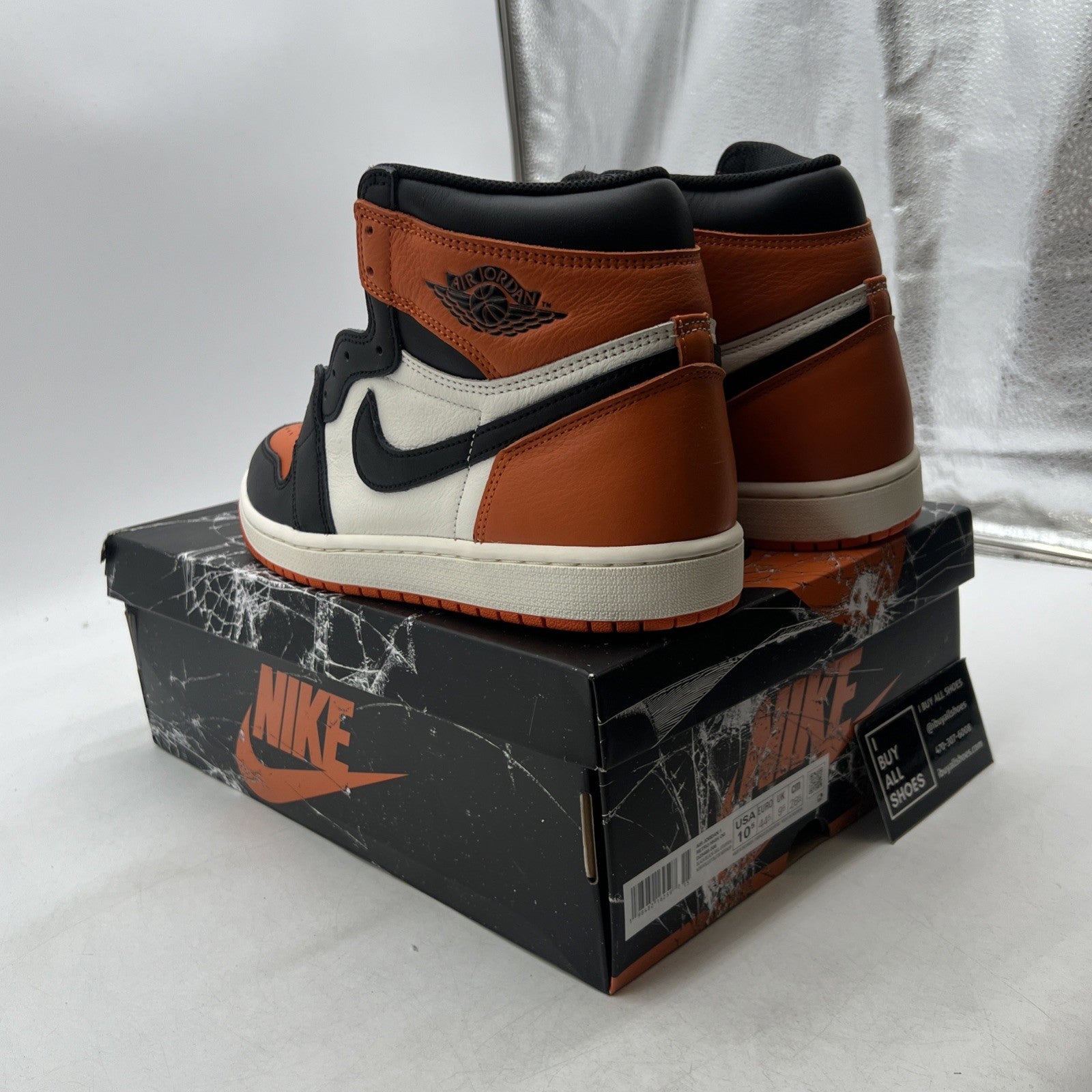 Size 10.5 - Air Jordan 1 Retro OG 2025 High Shattered Backboard (DZ5485-008)