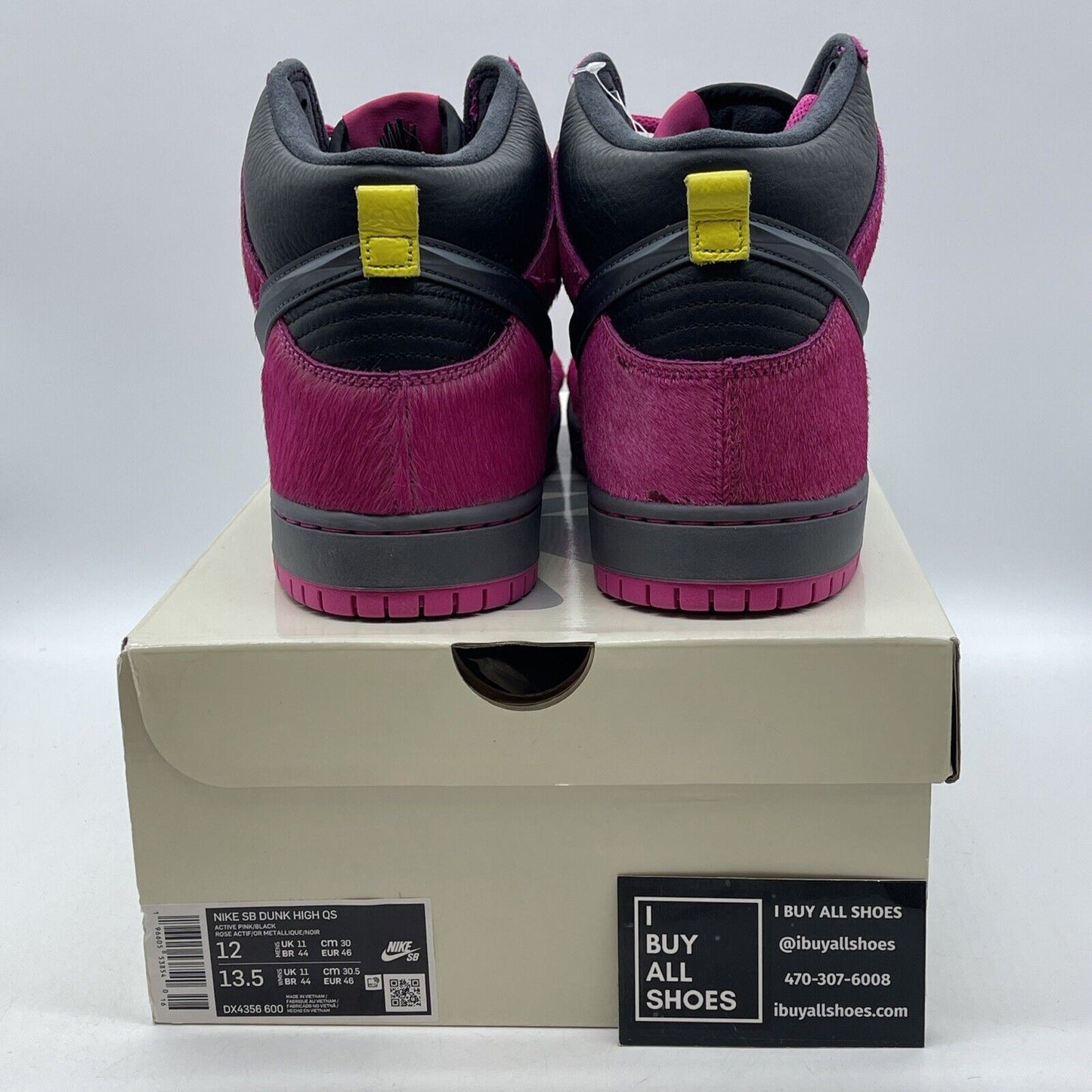 Size 12 - Nike Run The Jewels x Dunk SB High 4/20 Purple Black (DX4356-600)
