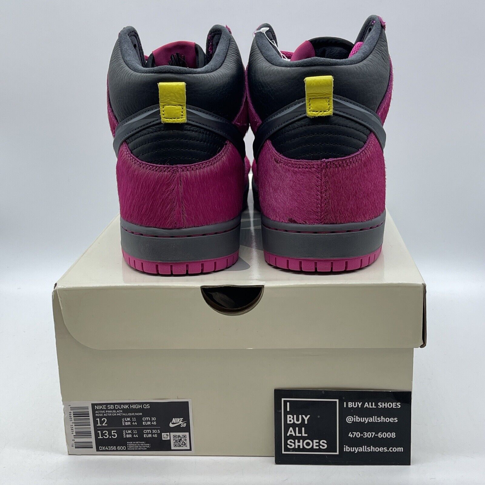 Size 12 - Nike Run The Jewels x Dunk SB High 4/20 Purple Black (DX4356-600)