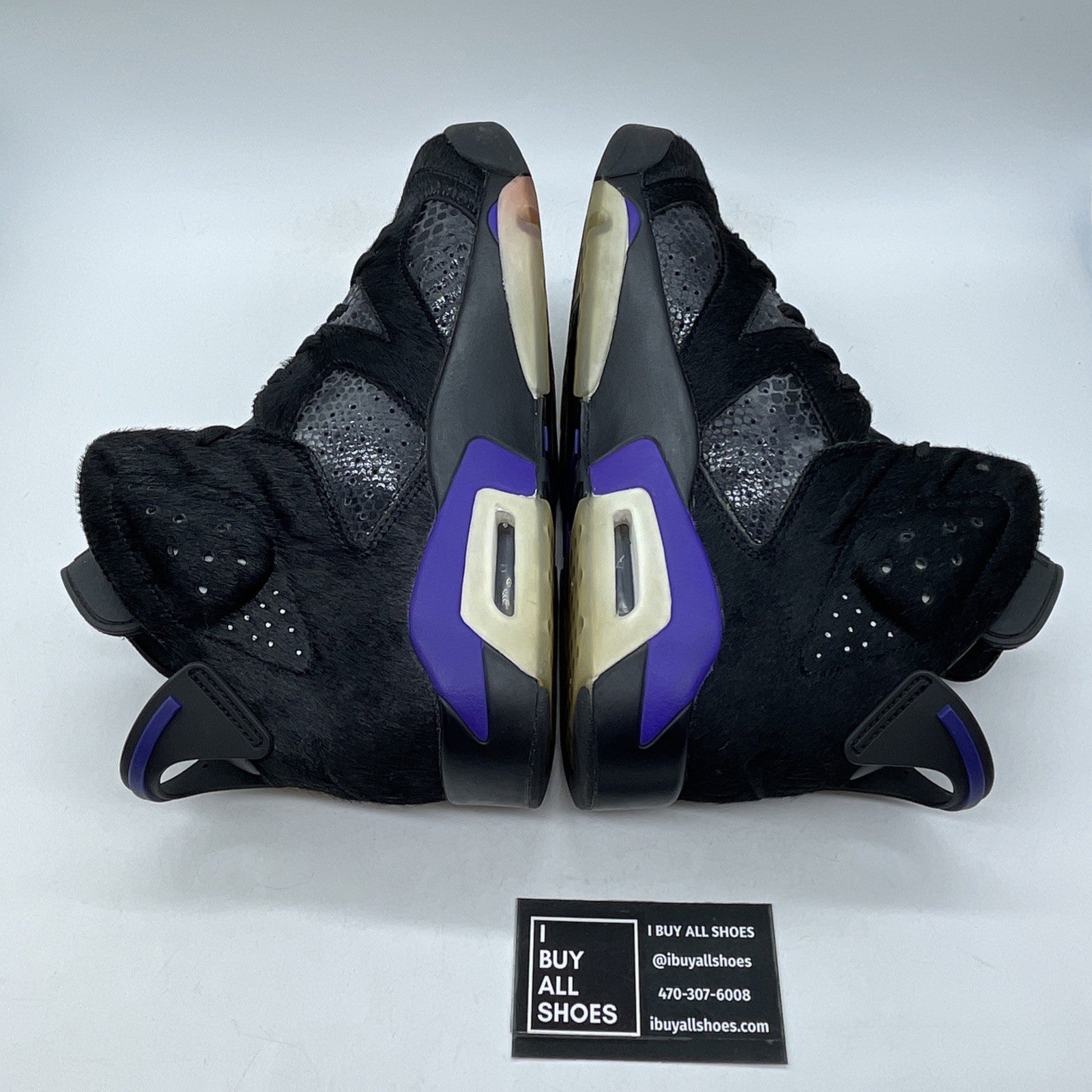 Size 9.5 - Social Status x Air Jordan 6 Retro Pony Hair Suede (AR2257-005)