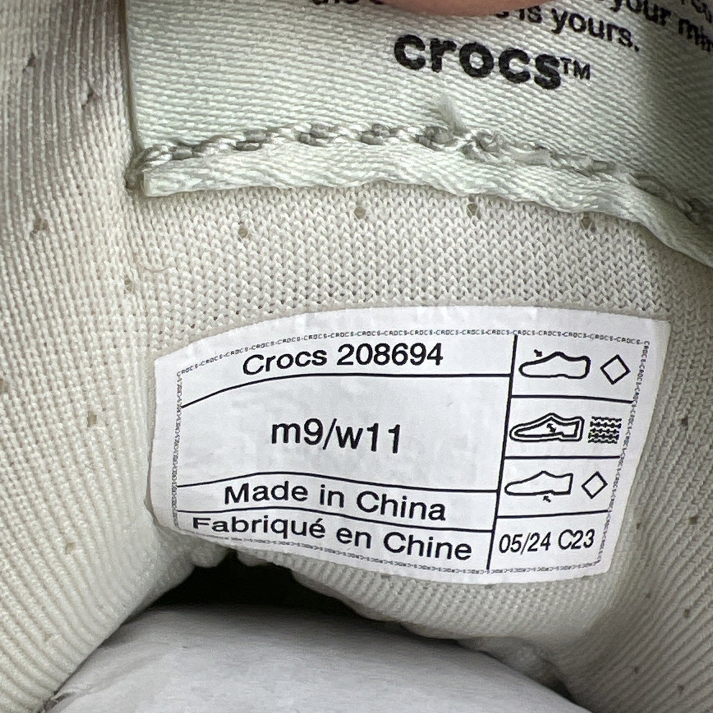 Size 9 - Crocs Salehe Bembury x Pollex Juniper Tahini (208694-1RW)