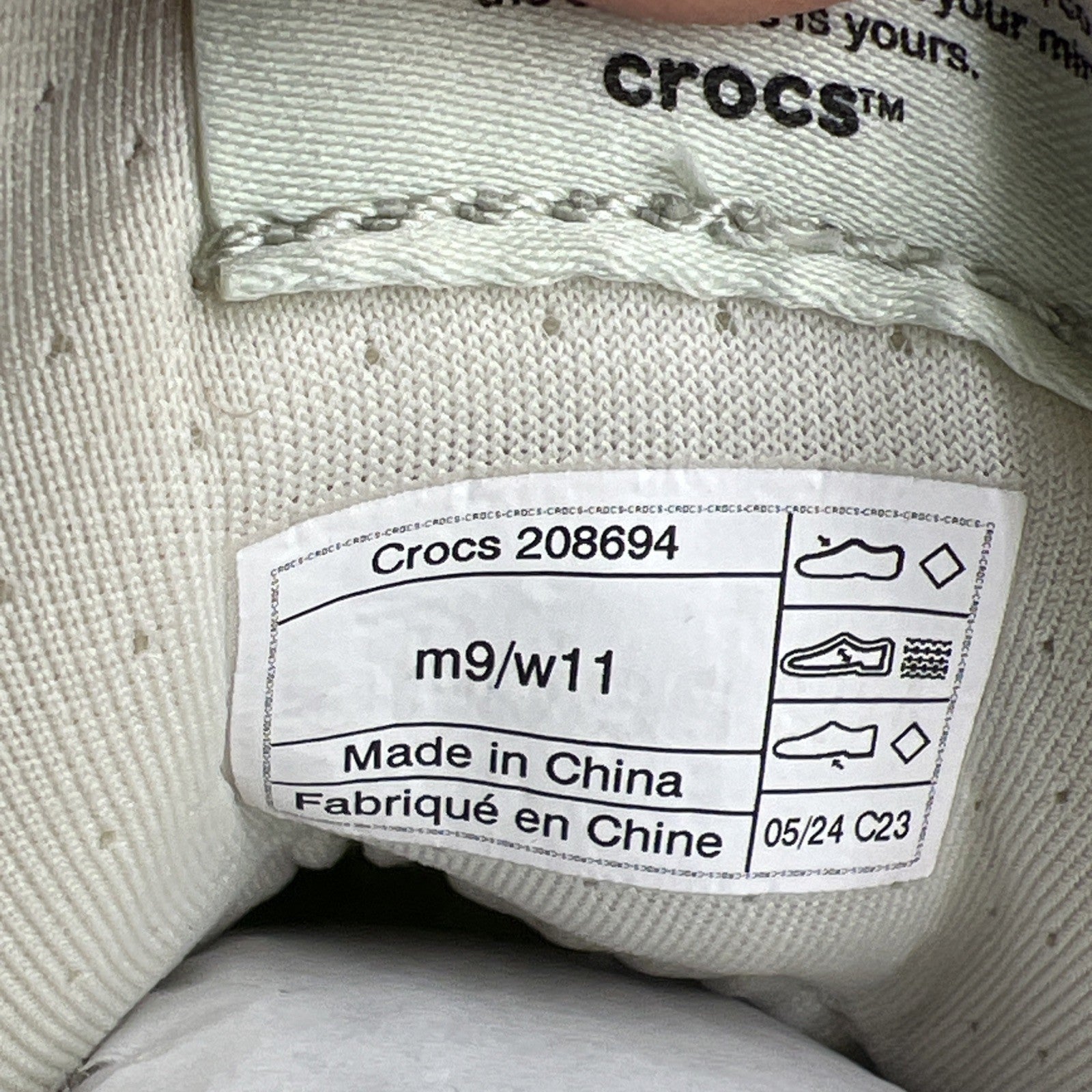 Size 9 - Crocs Salehe Bembury x Pollex Juniper Tahini (208694-1RW)
