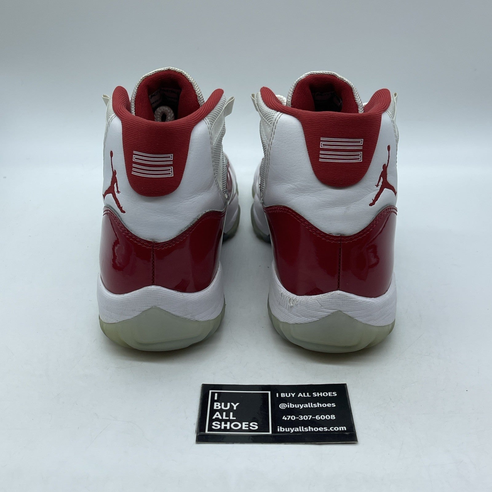 Size 10.5 - Jordan 11 Retro High Cherry White Red Suede Leather (CT8012-116)