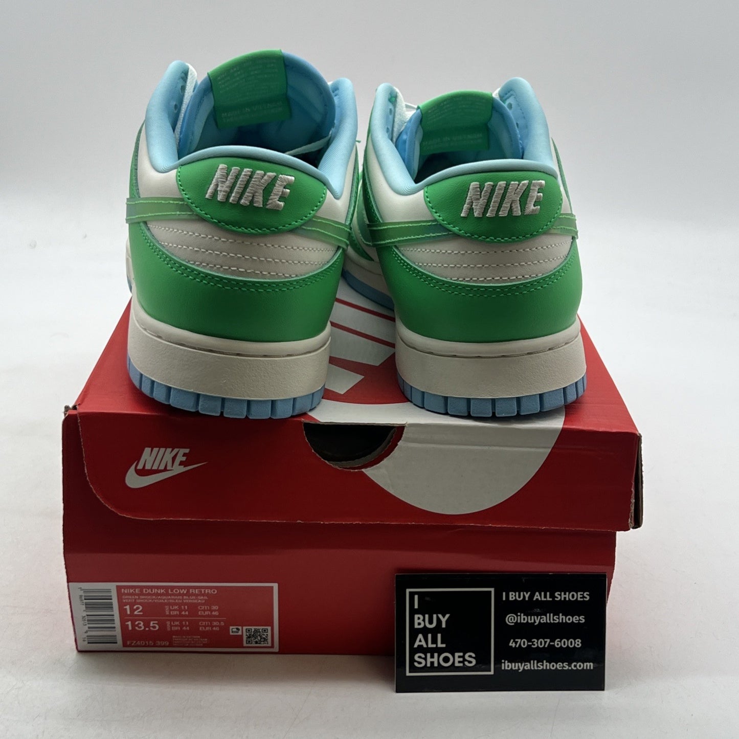 Size 12 - Nike Dunk Low Green Shock (FZ4015-399)