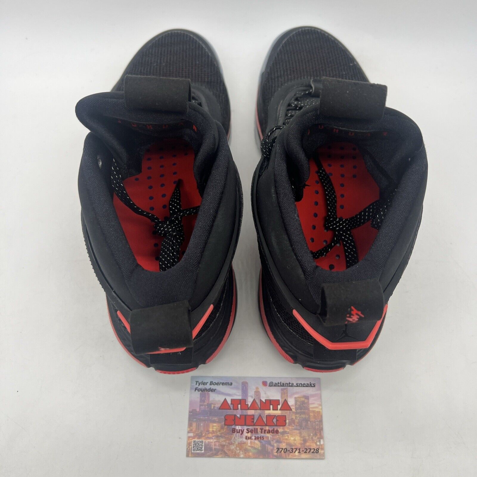 Size 9.5 - Air Jordan 36 Black Infrared Icey Suede (CZ2650-001)