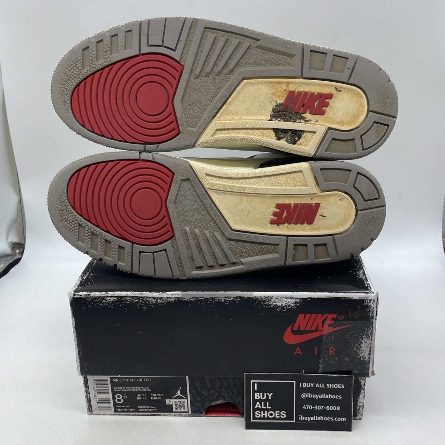 Size 8.5 - Air Jordan 3 Retro Mid White Cement Reimagined (DN2707-100)
