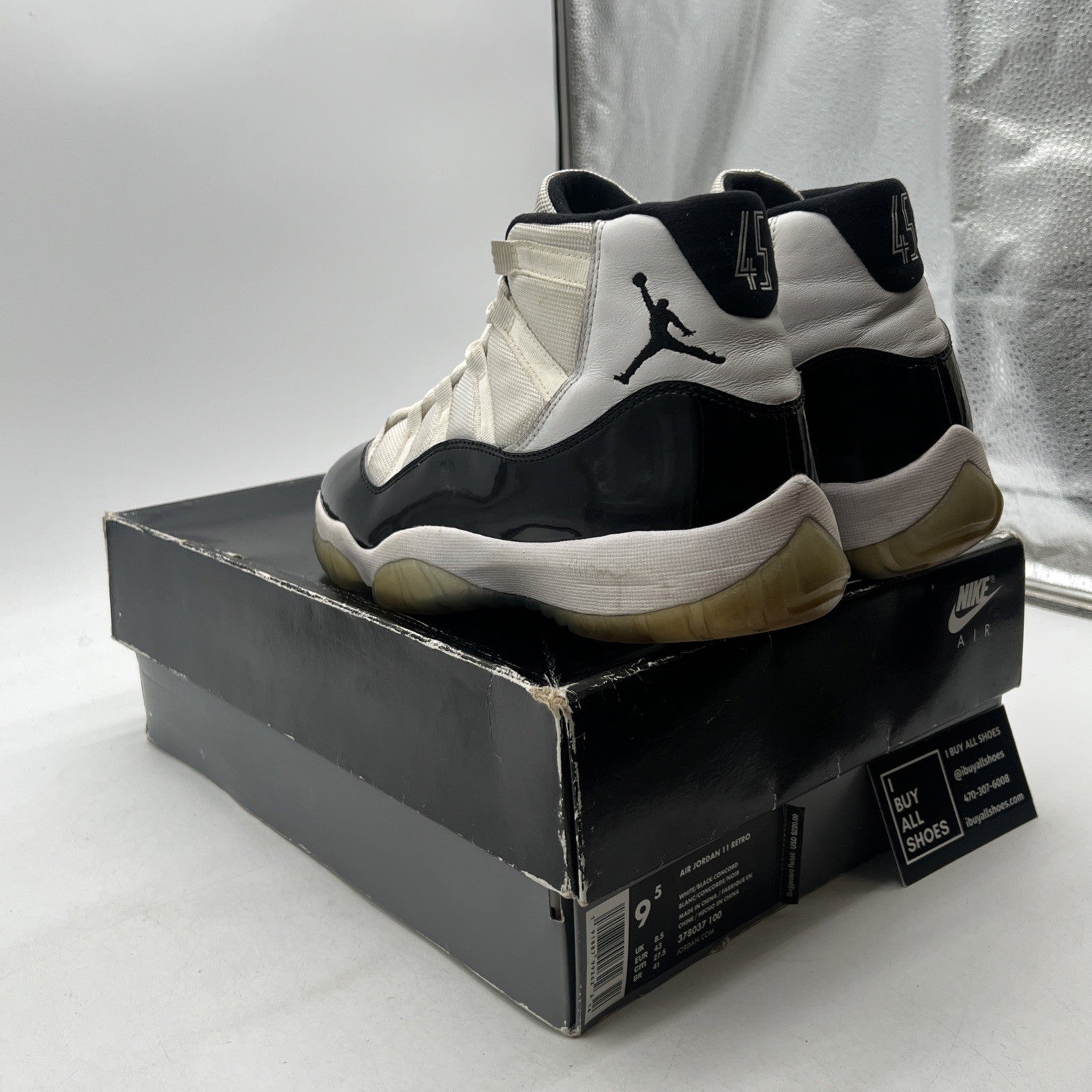 Size 9.5 - Air Jordan 11 Retro High Concord (378037-100)