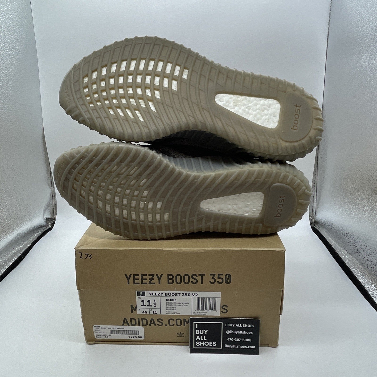 Size 11.5 - adidas Yeezy Boost 350 V2 Beluga (BB1826)