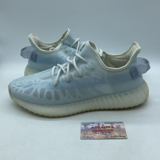 Size 13 - adidas Yeezy Boost 350 V2 Mono Ice Blue Suede White (GW2869)