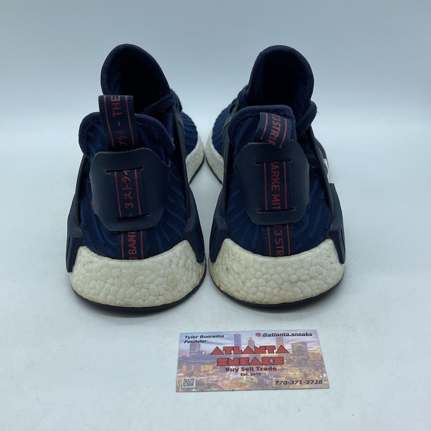 Size 13 - adidas NMD_XR1 PK Collegiate Navy Red White Suede Leather (BA7215)