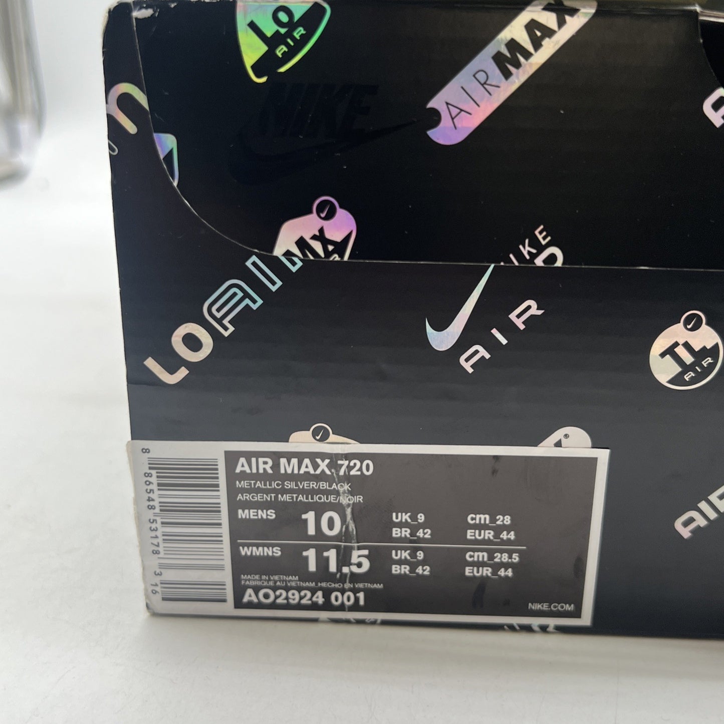 Size 10 - Nike Air Max 720 Northern Lights Night (AO2924-001)