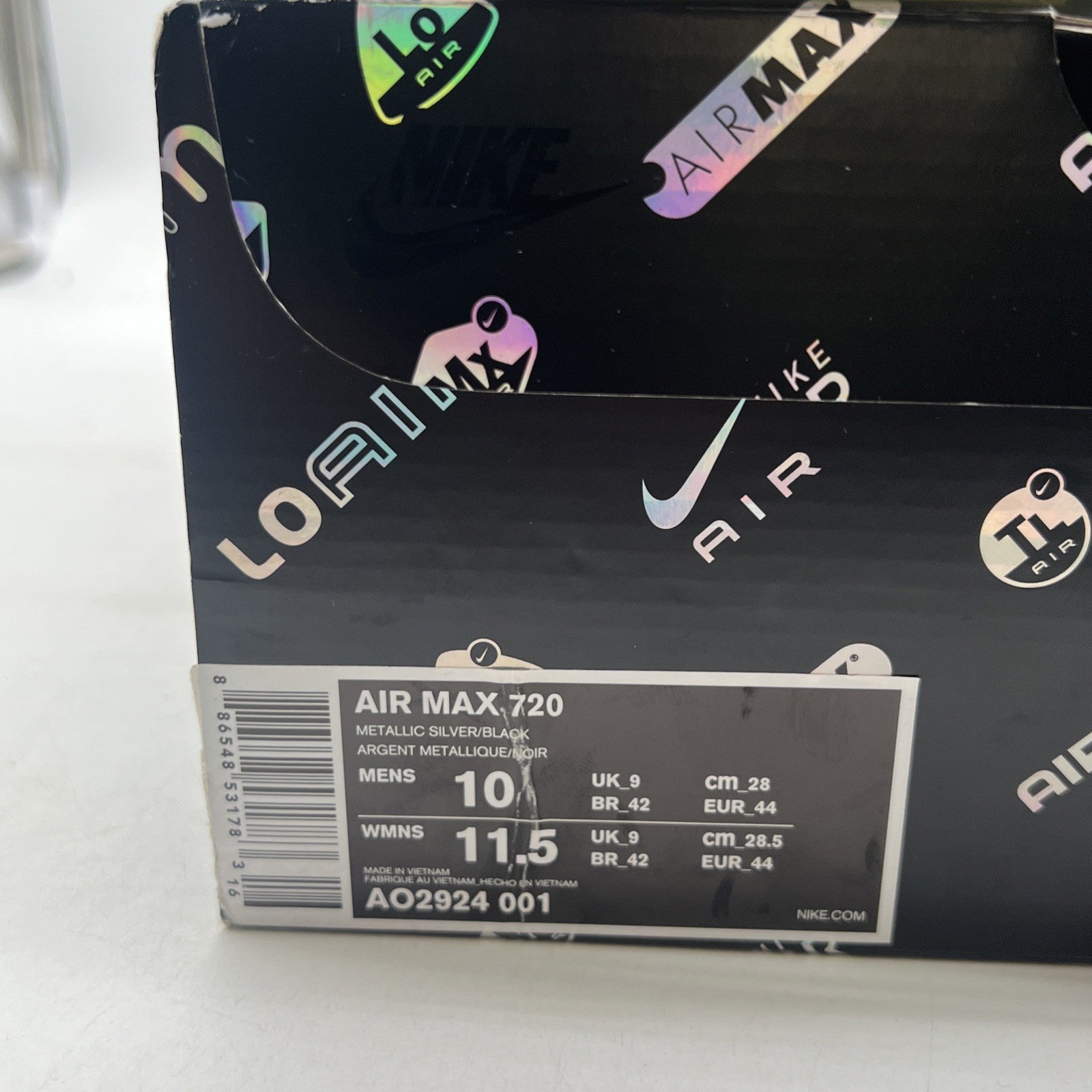 Size 10 - Nike Air Max 720 Northern Lights Night (AO2924-001)