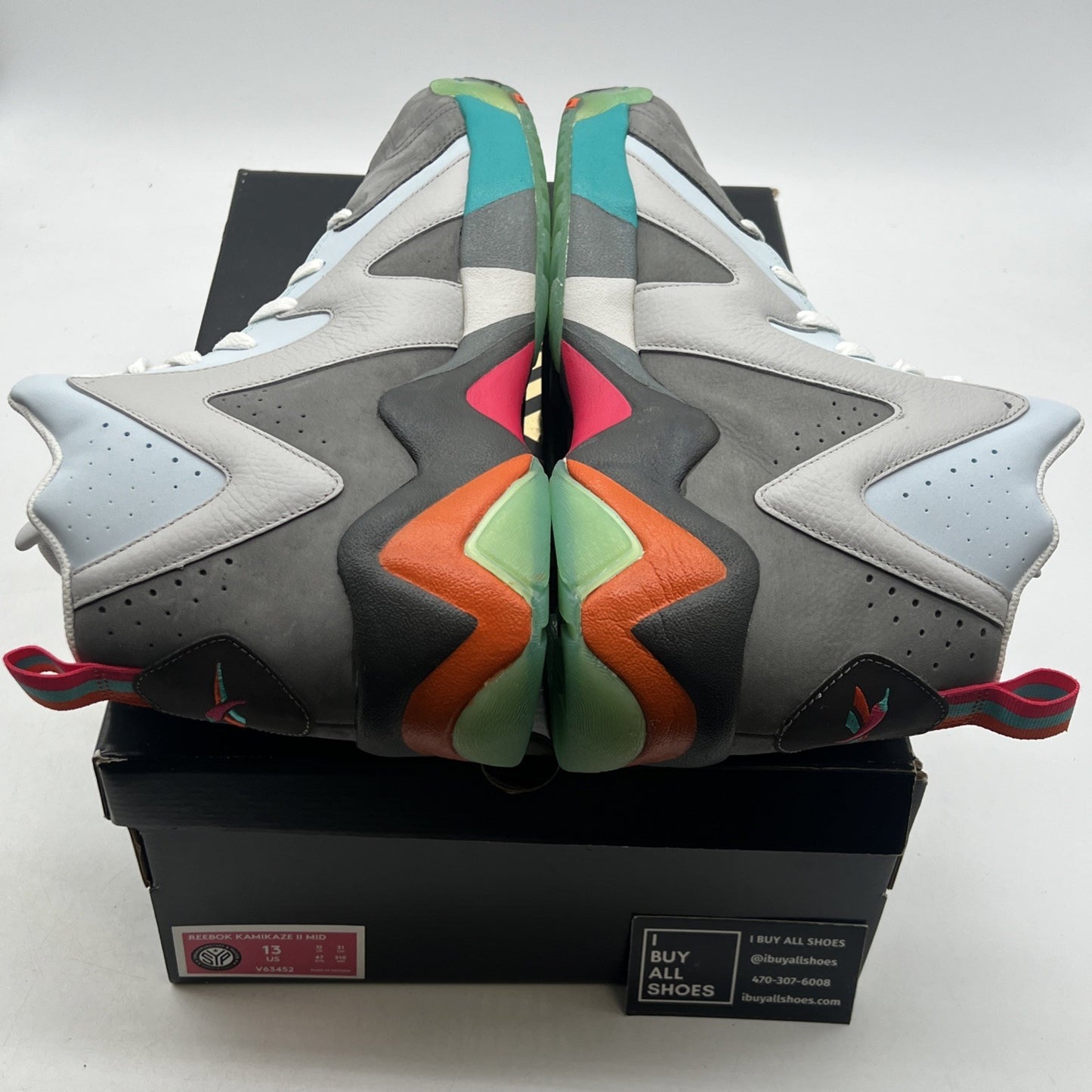 Size 13 -Reebok Sneakersnstuff x Packer Shoes x Kamikaze 2 Mid Token 38 (V63452)