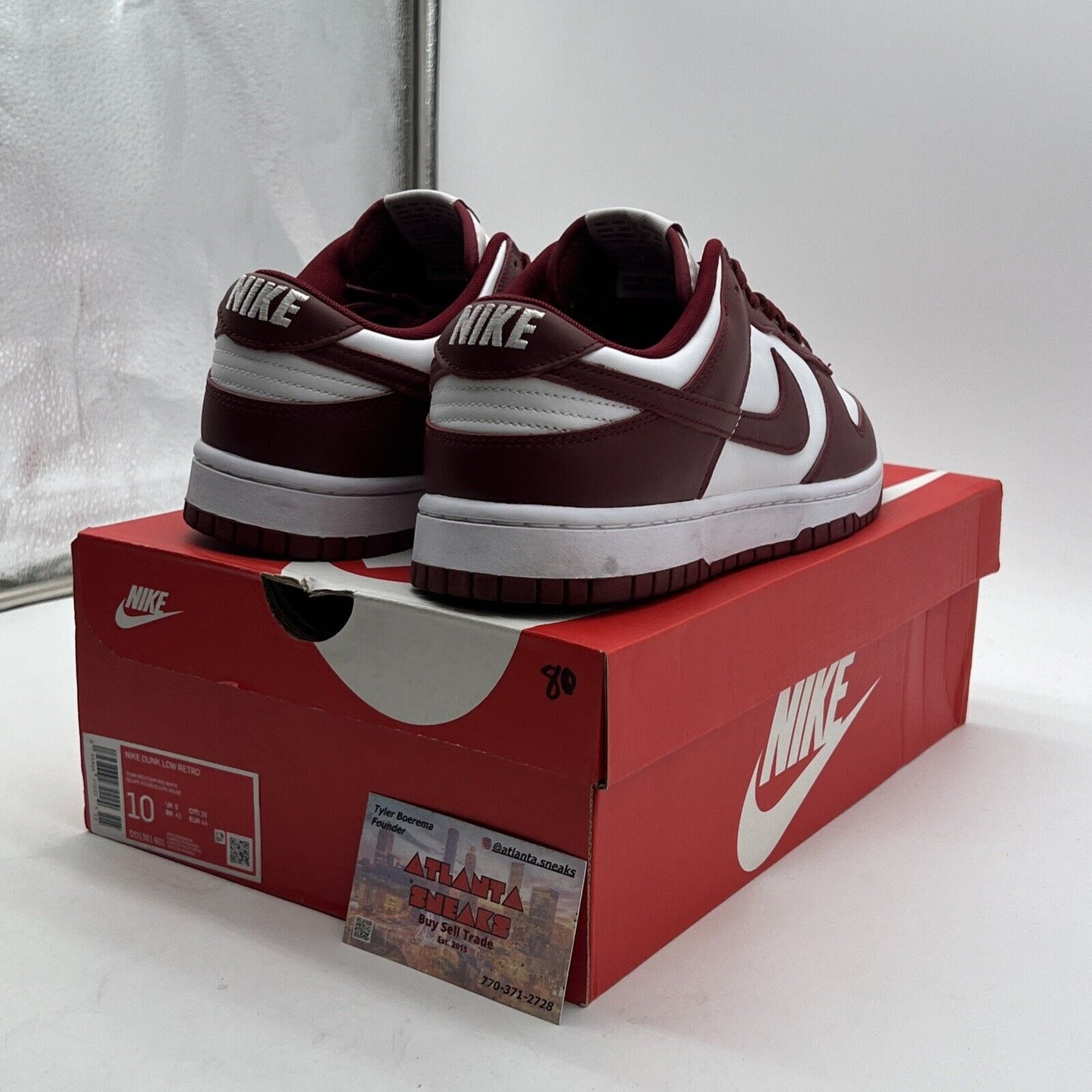 Size 10 - Nike Dunk Low Team Red (DD1391-601)