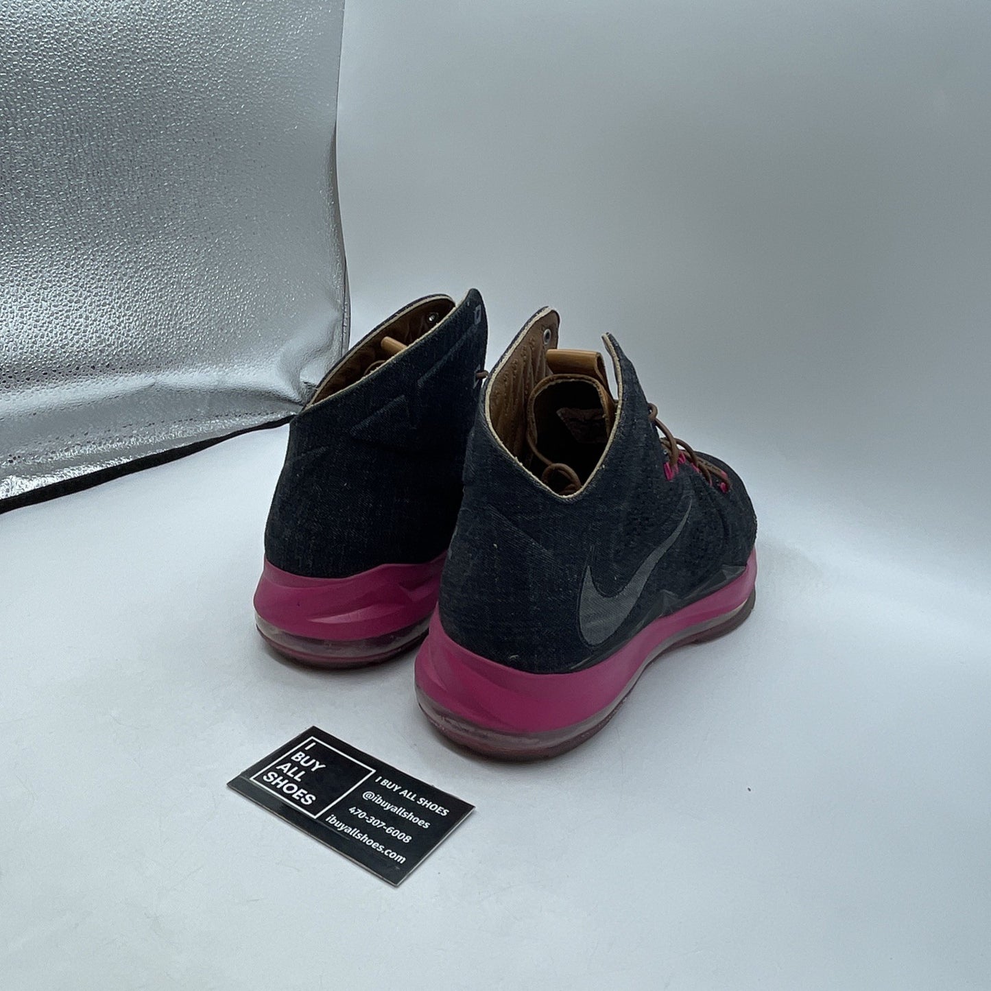 Size 11.5 - Nike LeBron 10 EXT Denim QS Denim (597806-400)