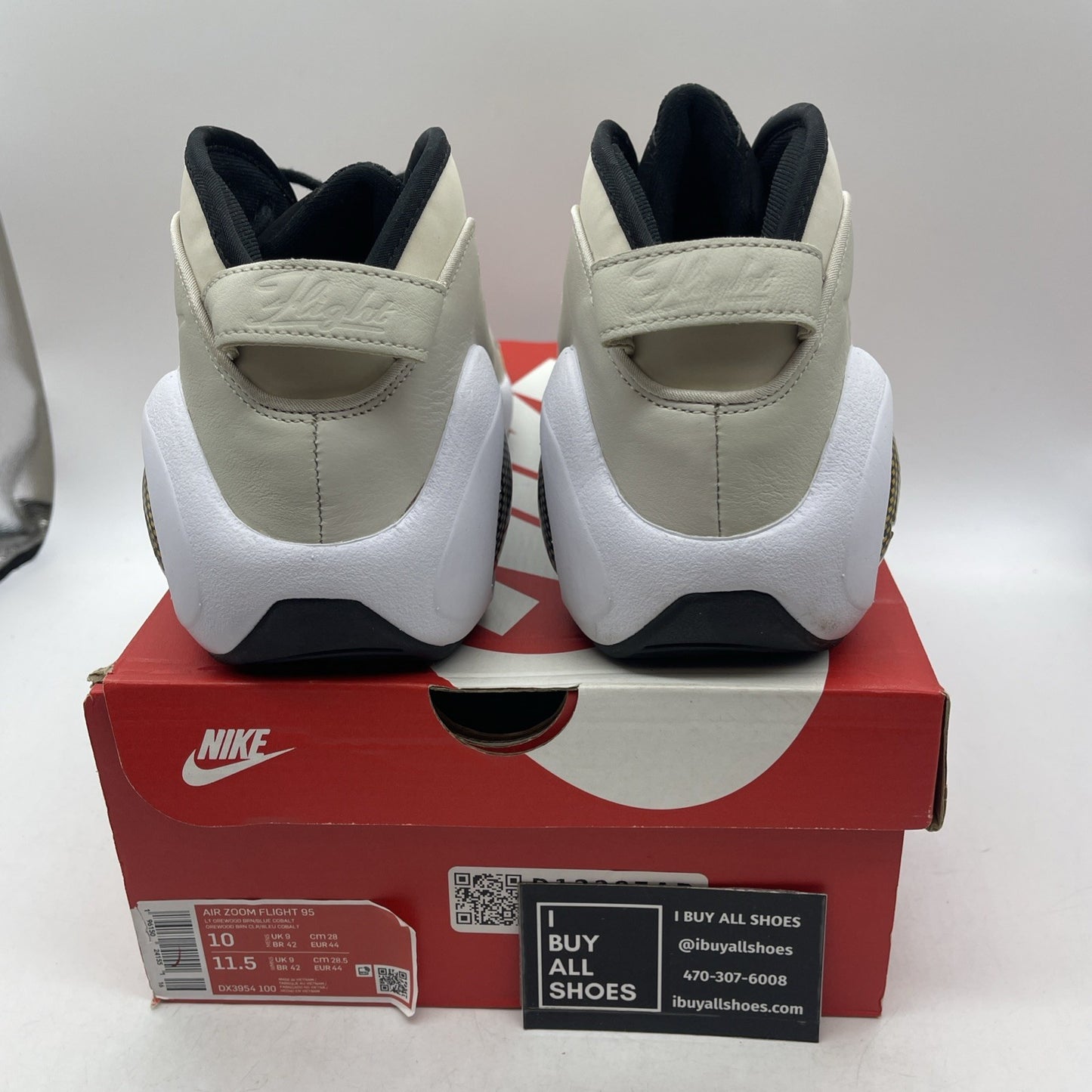 Size 10 - Nike Air Zoom Flight 95 Light Orewood Brown (DX3954-100)