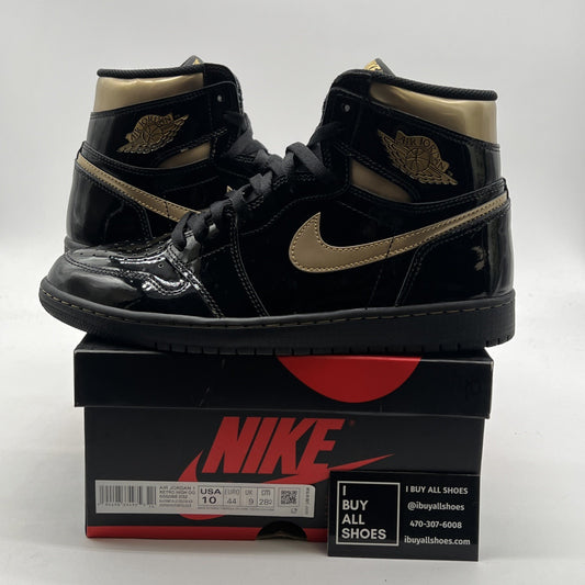 Size 10 - Air Jordan 1 Black 2020 (555088-032)