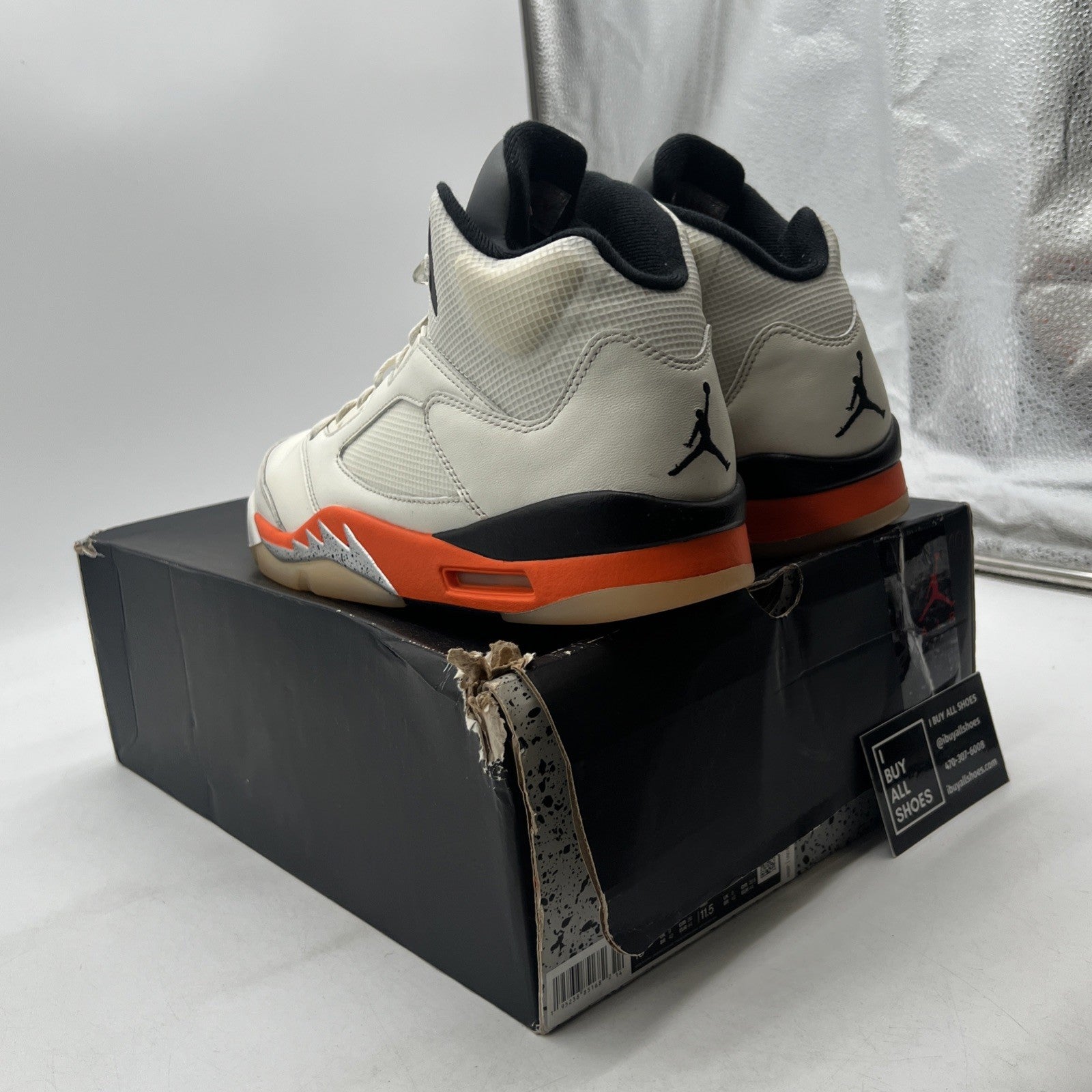 Size 10 - Air Jordan 5 Shattered Backboard (DC1060-100)