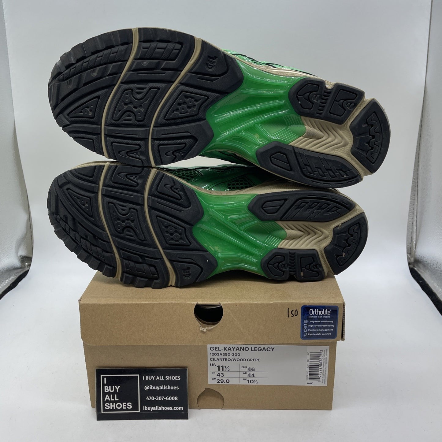 Size 11.5 - GmbH x Asics Gel Kayano Legacy Cilantro (1203A350-300)