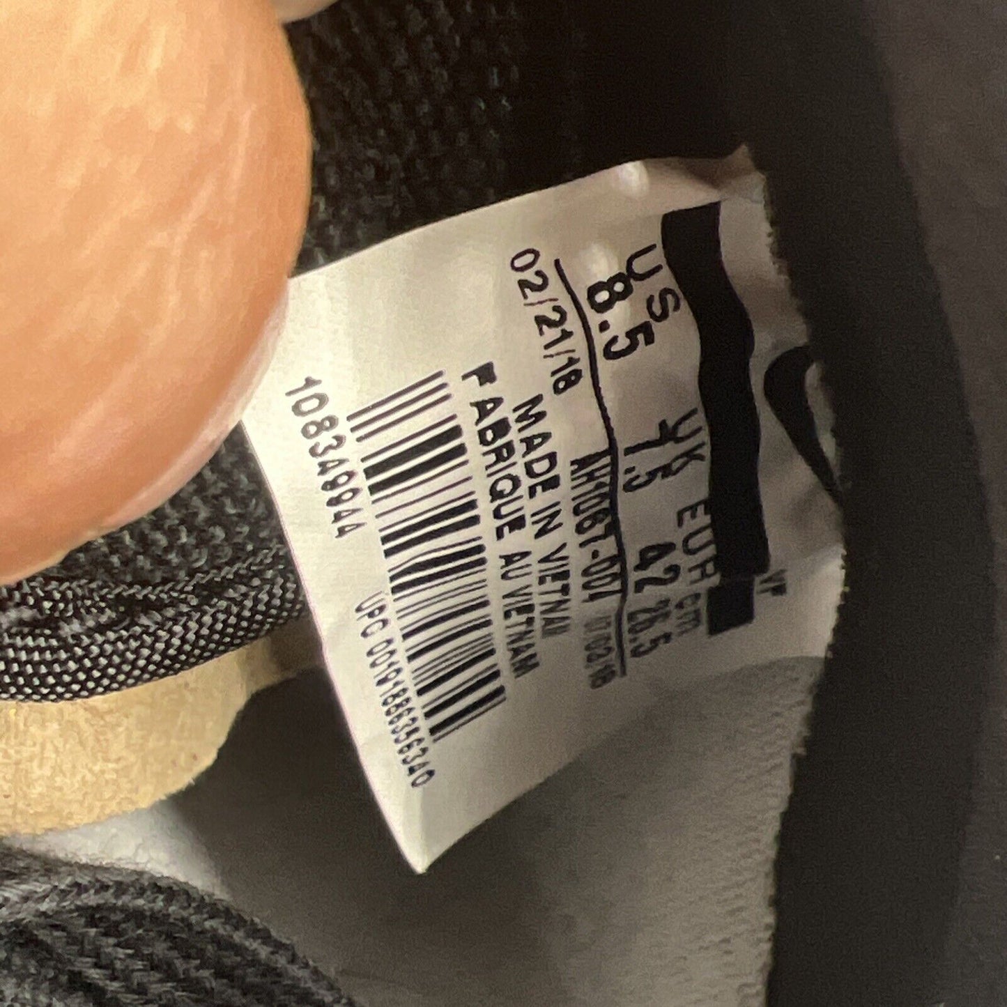 Size 8.5 - Nike Air Force 1 Retro QS Low Black (AH1067-004)
