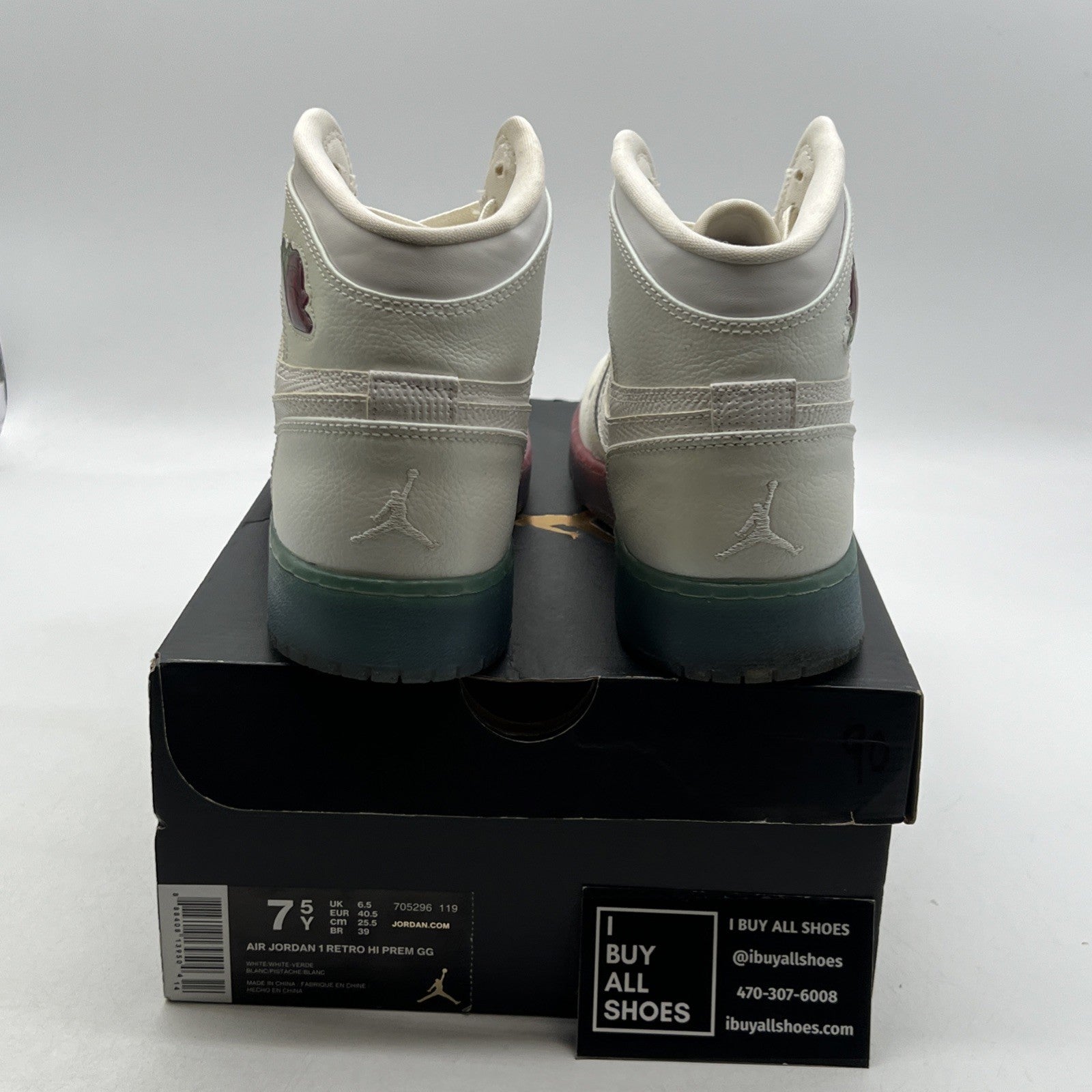 Size 7.5 - Nike Air Jordan 1 High Gradient Sole (705296-119)