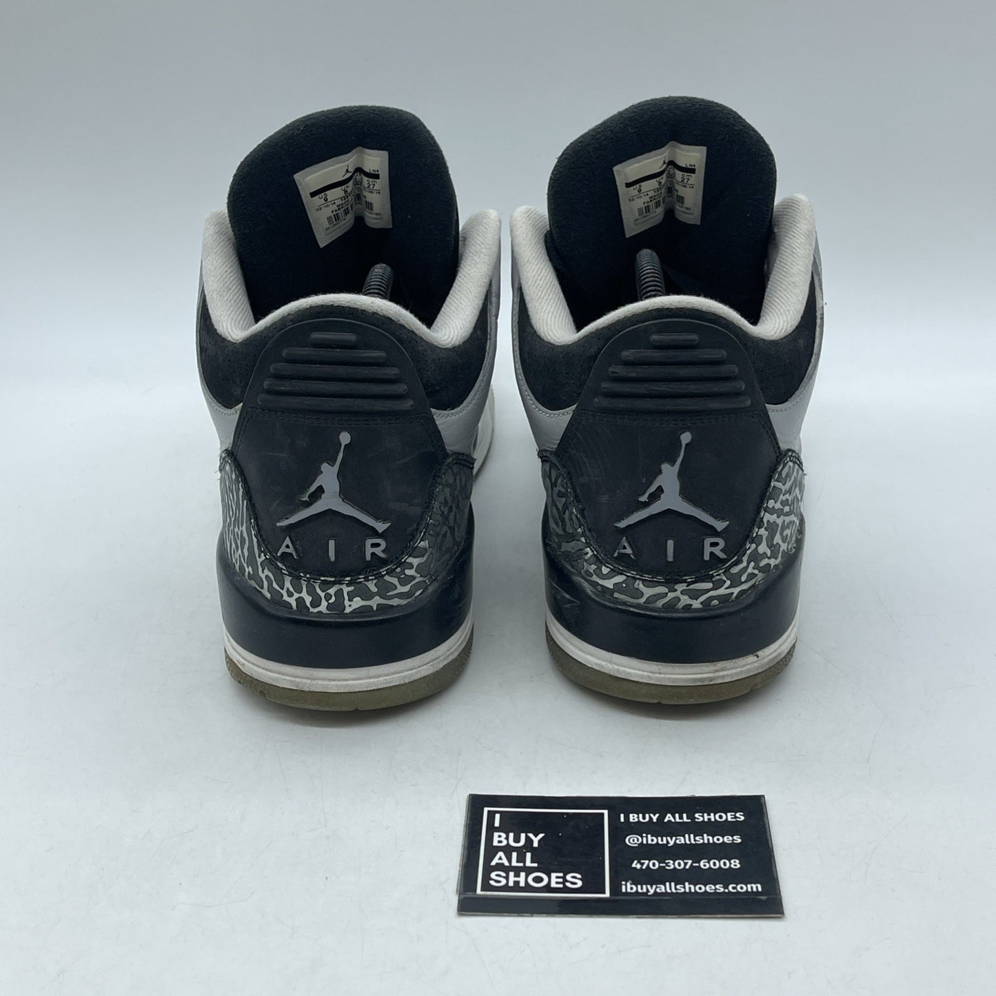 Size 9 - Air Jordan 3 Retro Wolf Grey (136064-004)