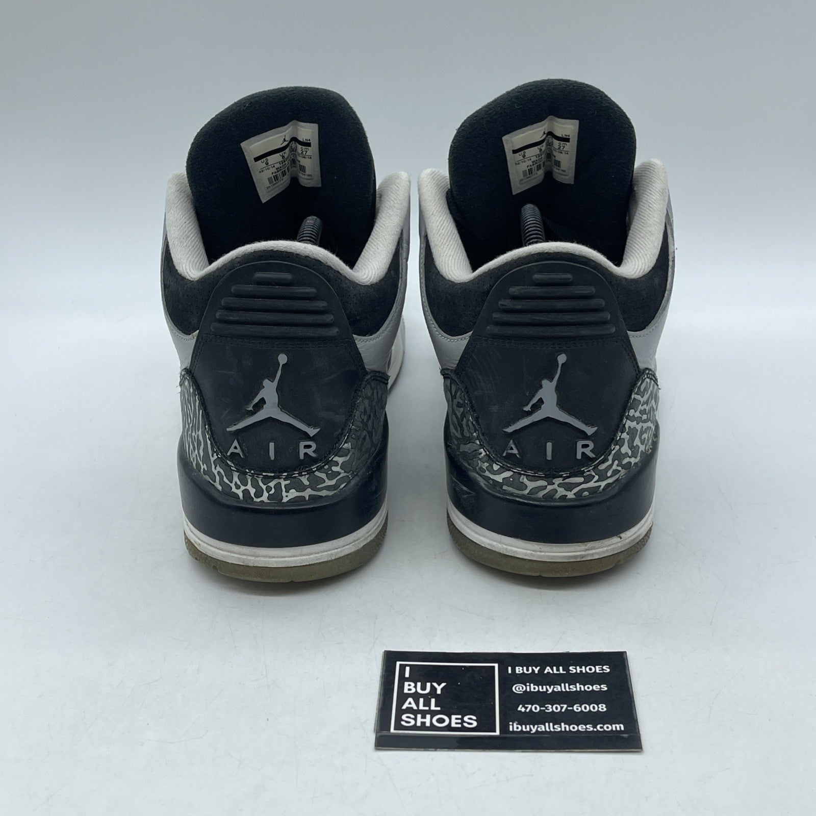 Size 9 - Air Jordan 3 Retro Wolf Grey (136064-004)