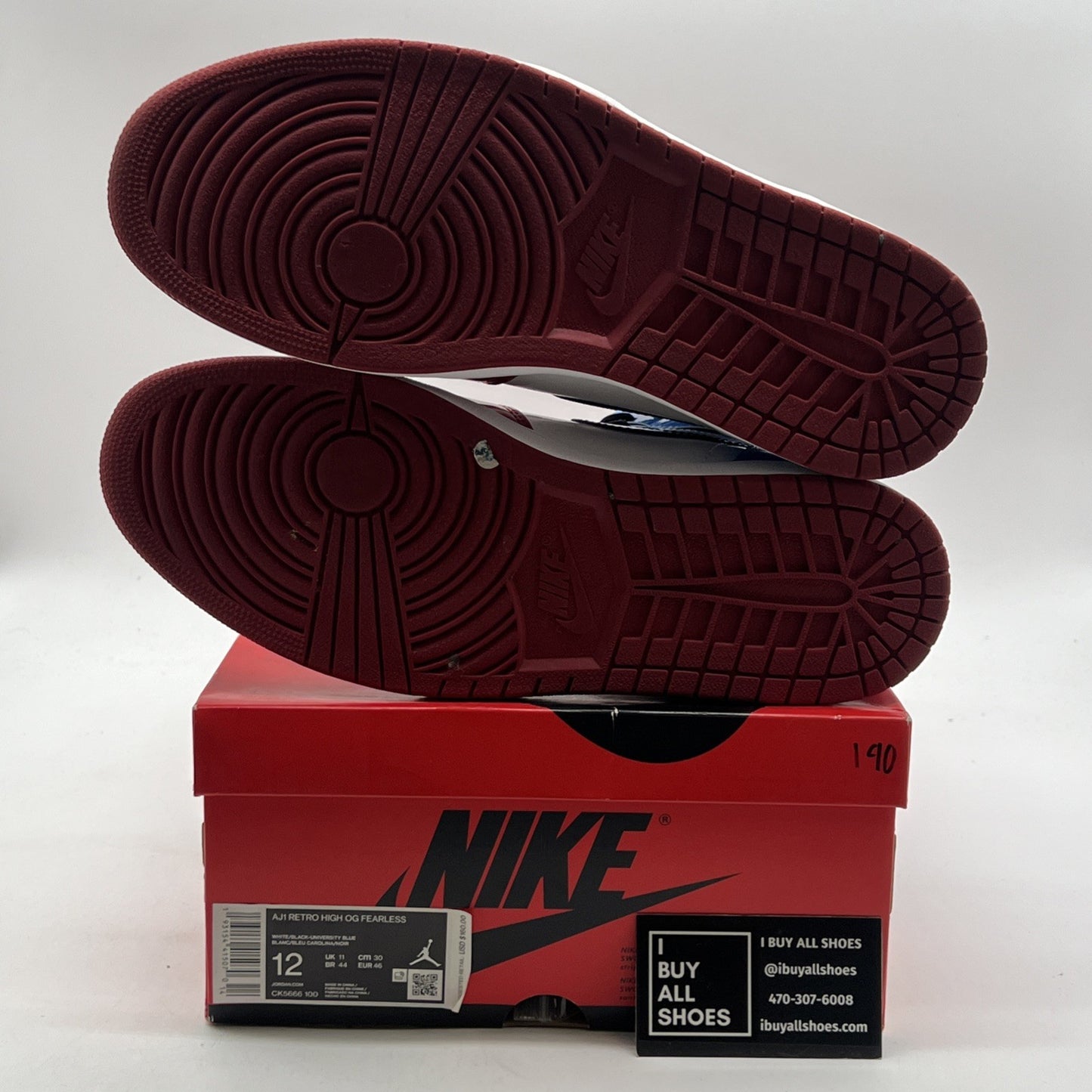 Size 12 - Air Jordan 1 Retro OG High Fearless (CK5666-100)