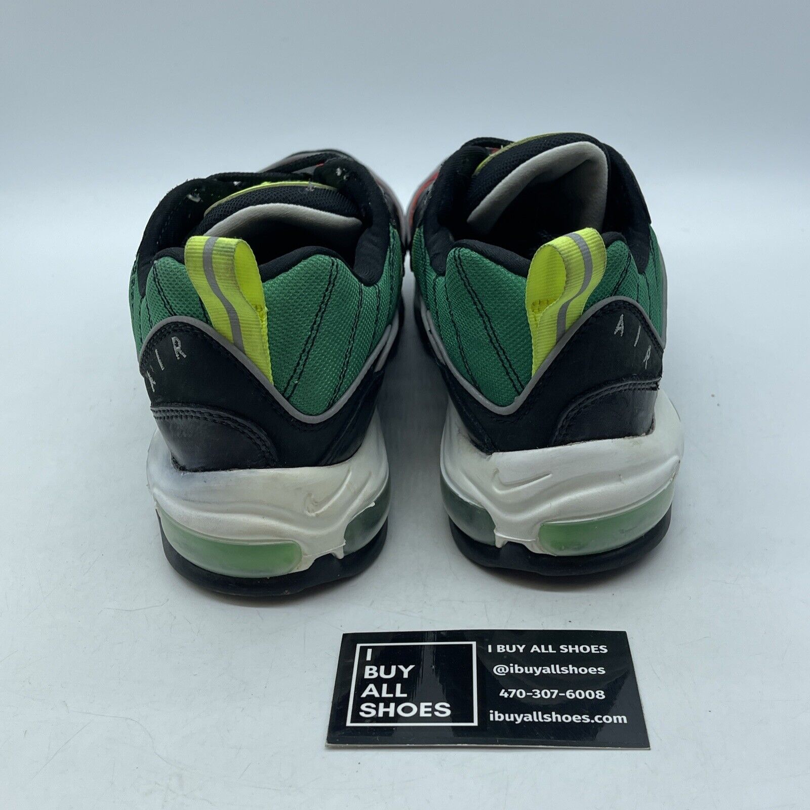 Size 11.5W - Nike Olivia Kim x Air Max 98 No Cover Green Black Suede (CK3309-001