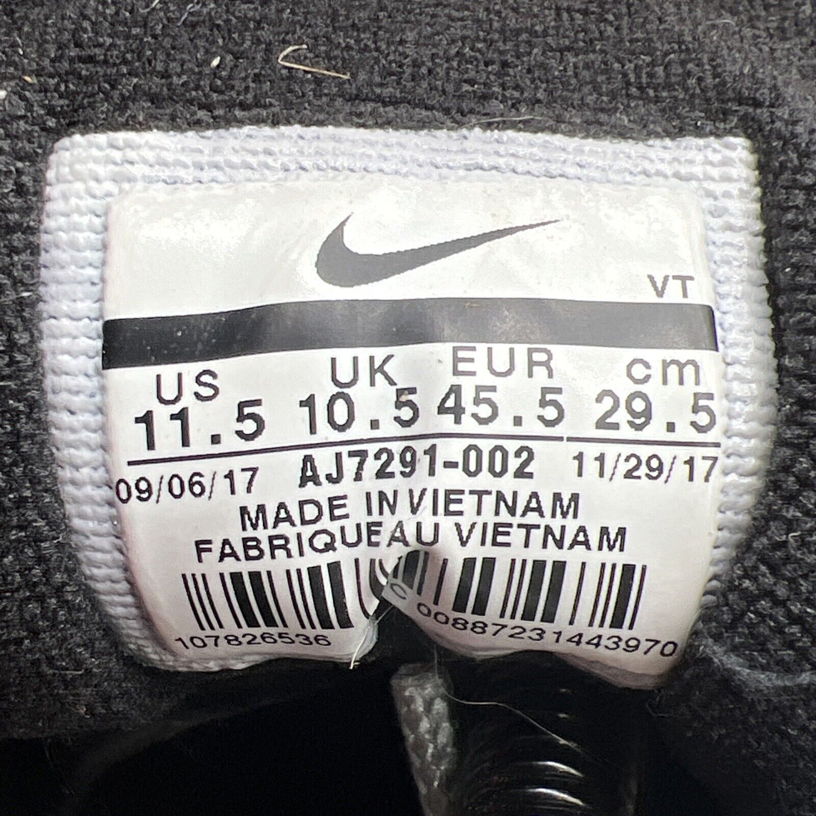 Size 11.5 - Nike Air VaporMax 97 Silver Bullet (AJ7291-002)