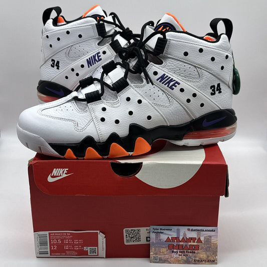 Size 10.5 - Nike Air Max CB 94 Suns 2022 White Orange Purpel Premium Leather