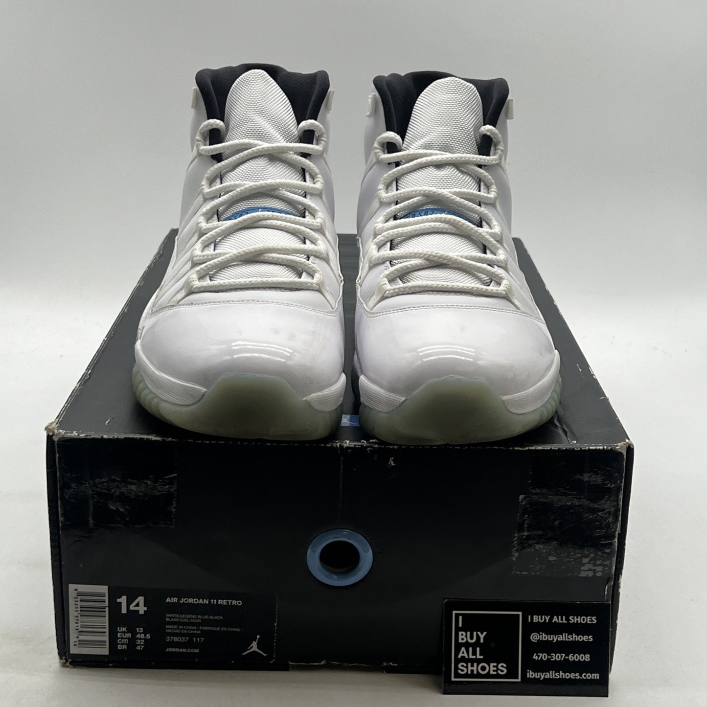 Size 14 - Air Jordan 11 Retro High Legend Blue (378037-117)