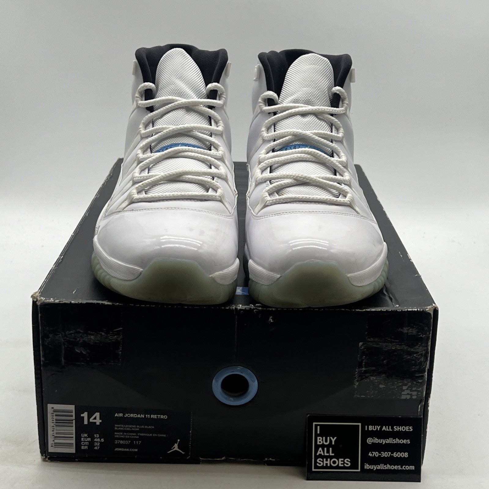 Size 14 - Air Jordan 11 Retro High Legend Blue (378037-117)