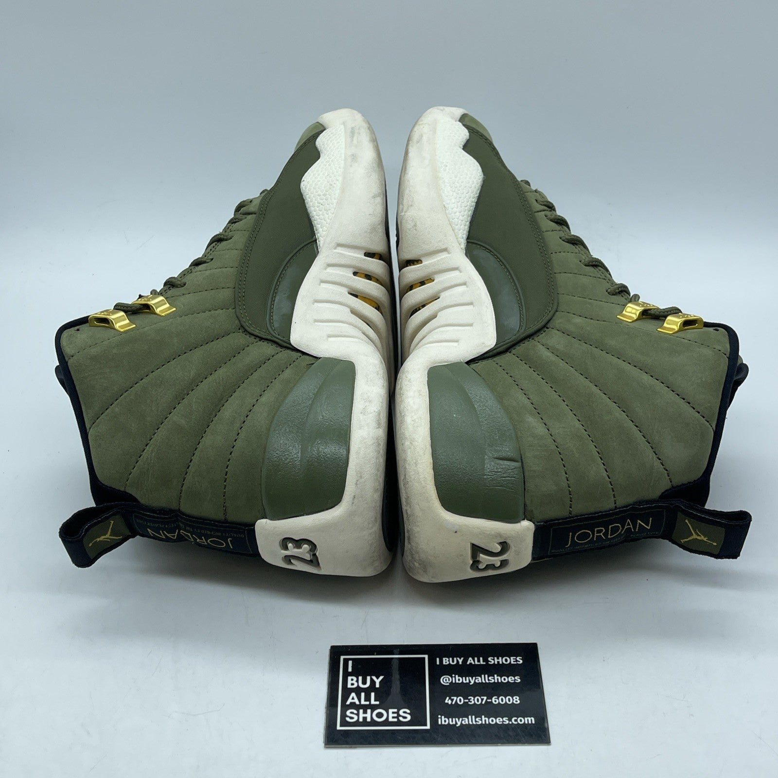 Size 9.5 - Air Jordan 12 Retro CP3 Class of 2003 Green Suede (130690-301)