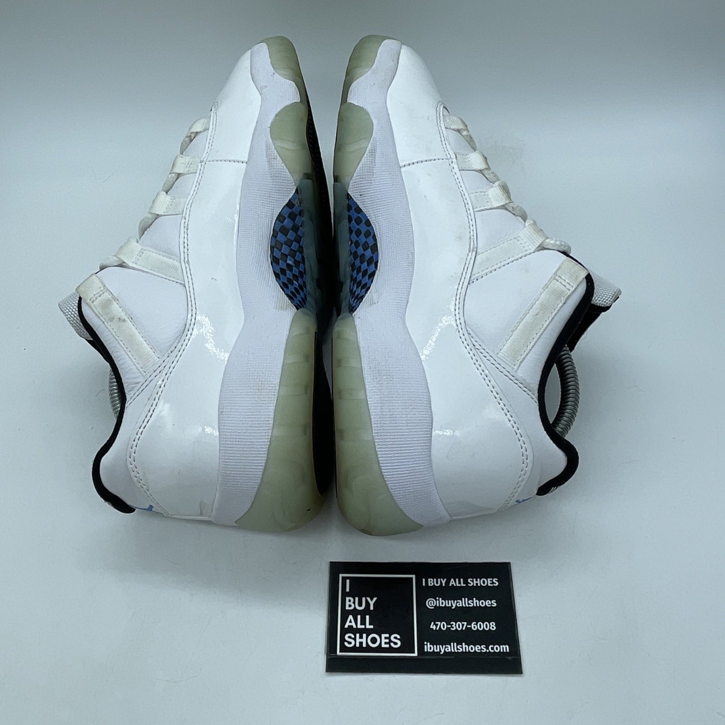 Size 9.5 - Jordan 11 Retro Low Legend Blue White Leather (AV2187-117)