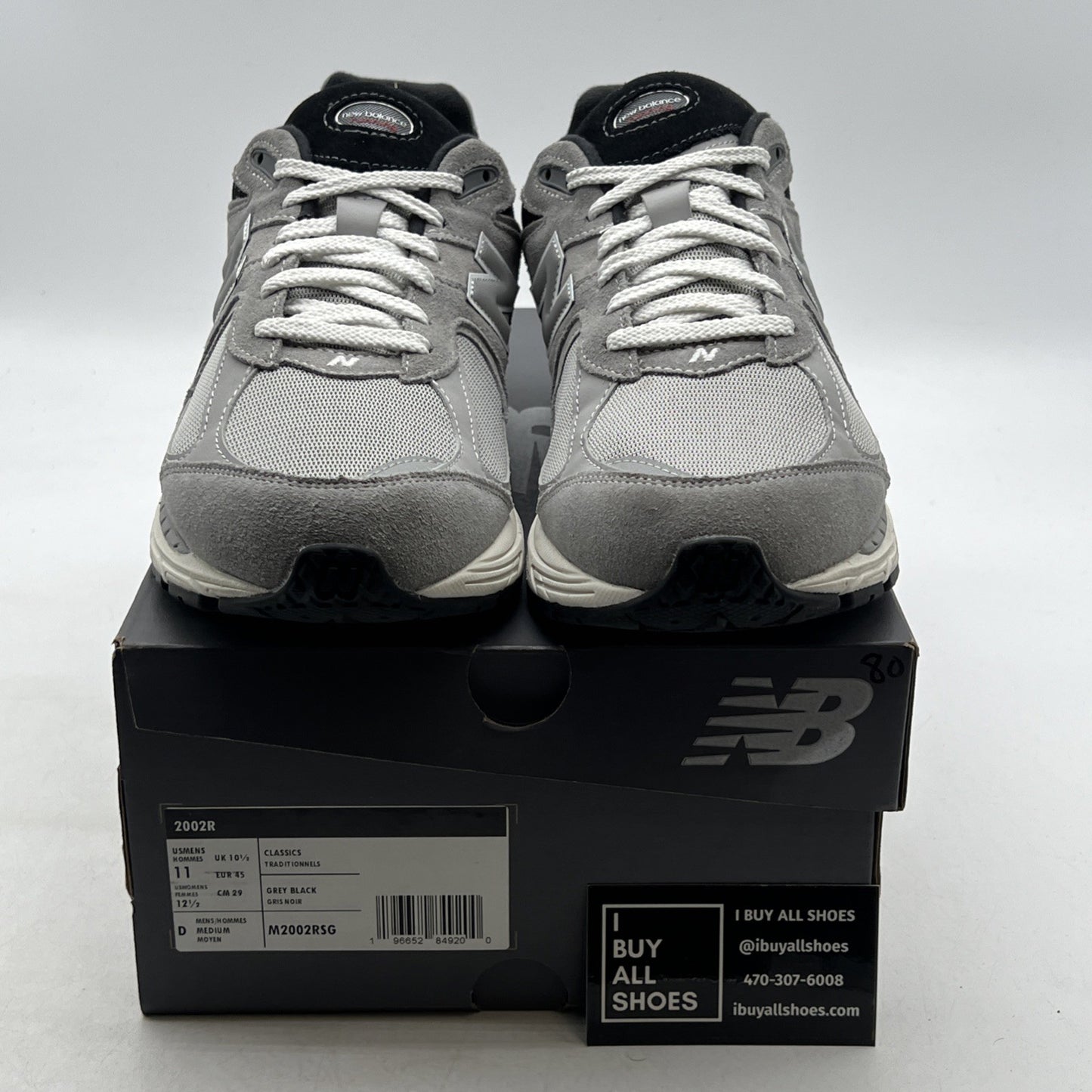 Size 11 - New Balance 2002R Slate Grey Black (M2002RSG)