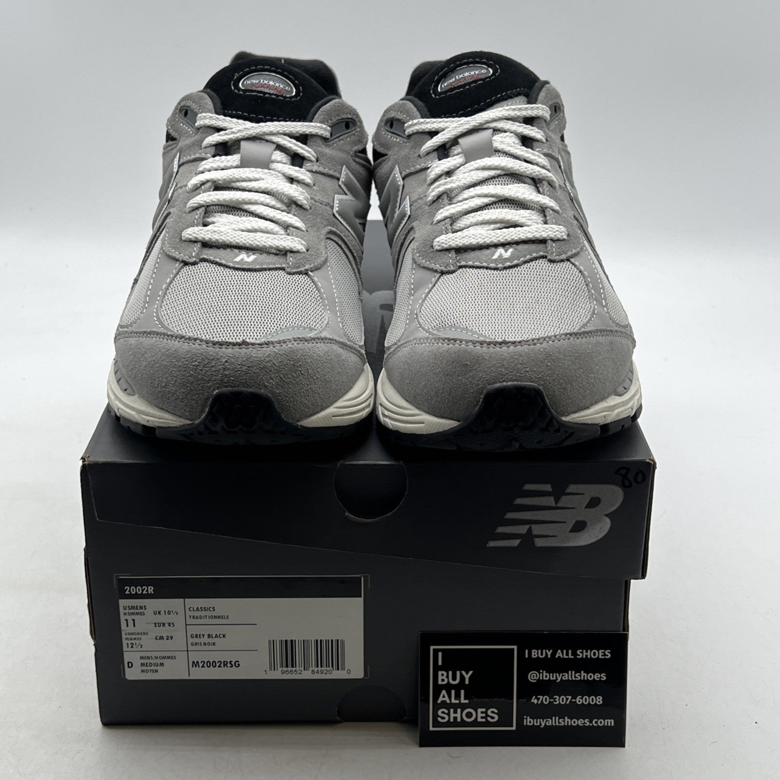 Size 11 - New Balance 2002R Slate Grey Black (M2002RSG)