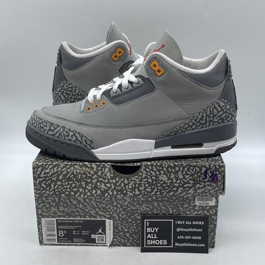 Size 8.5 - Air Jordan 3 Retro Mid Cool Grey (CT85532-012)