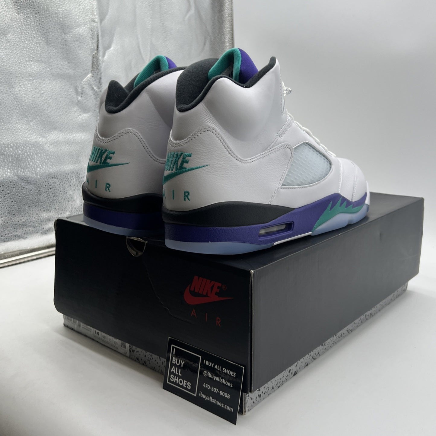 Size 14 - Air Jordan 5 Retro 2025 Grape (HQ7978-100)