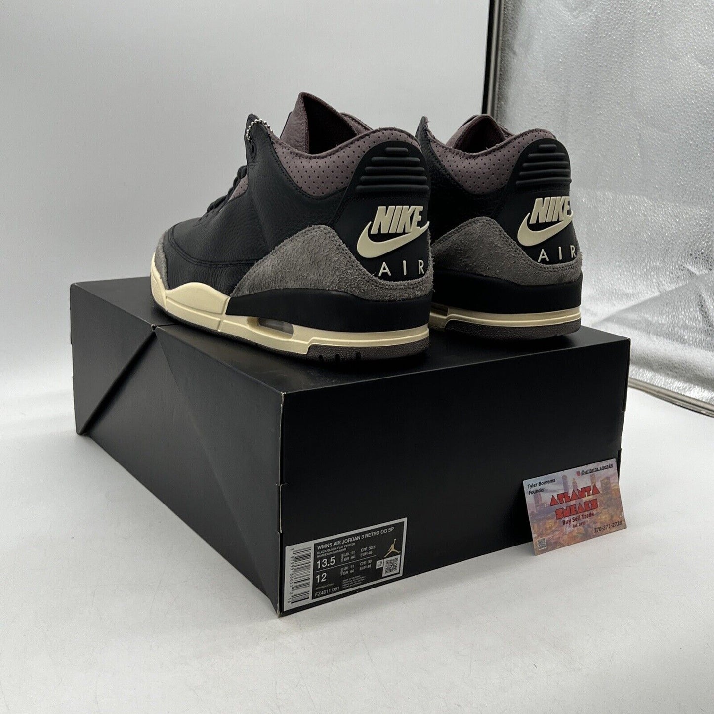 Size 13.5 - A Ma Maniére x Air Jordan 3 Retro While You Were Sleeping W