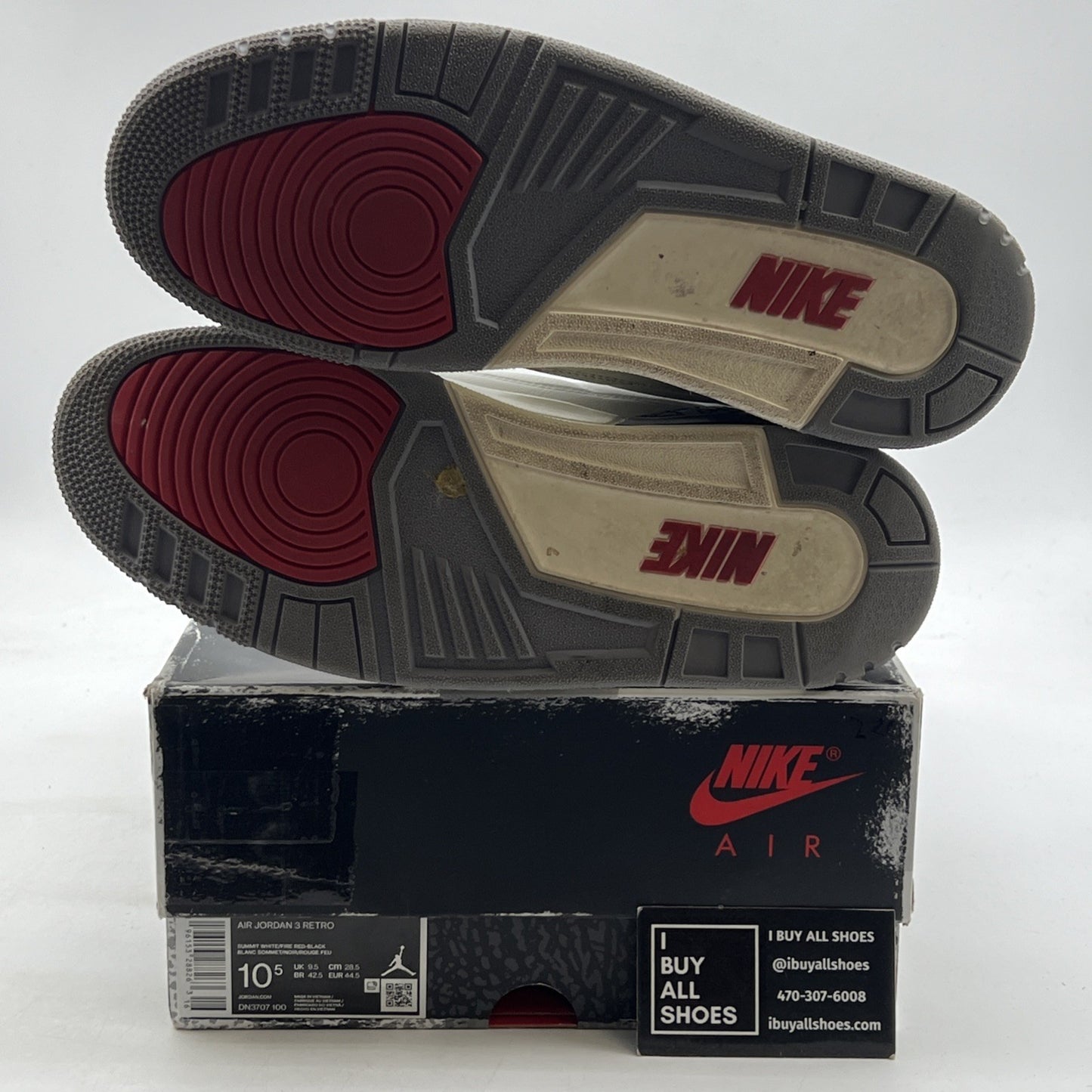 Size 10.5 - Air Jordan 3 Retro Mid White Cement Reimagined (DN3707-100)
