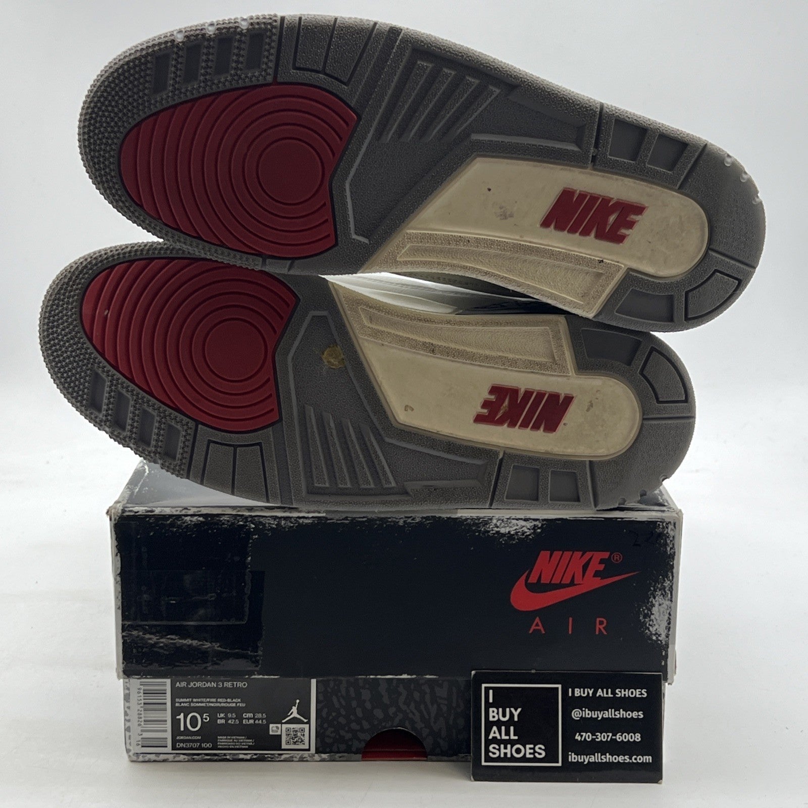Size 10.5 - Air Jordan 3 Retro Mid White Cement Reimagined (DN3707-100)