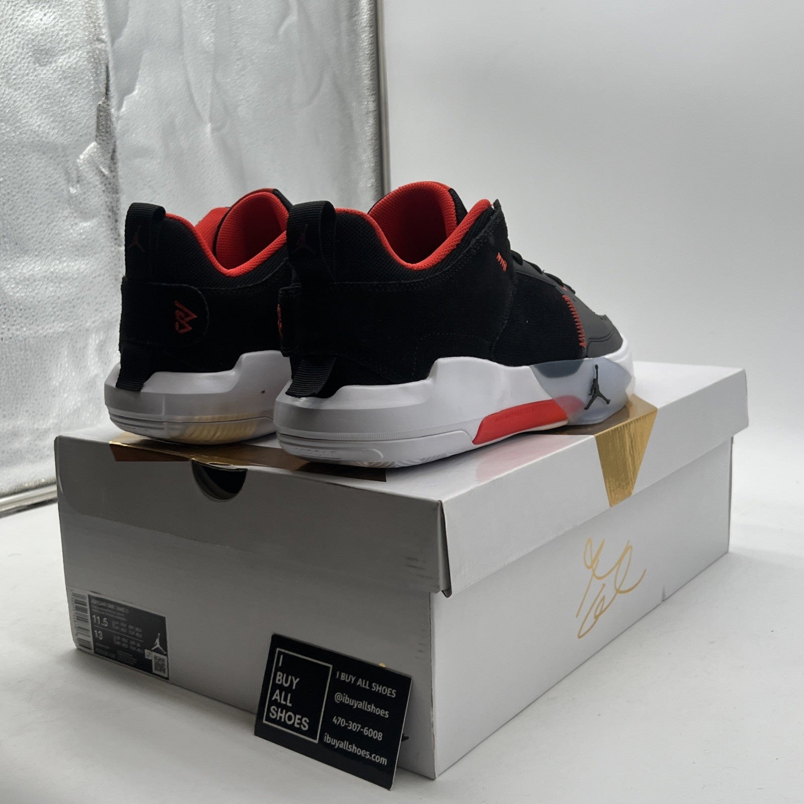 Size 11.5 - Jordan One Take 5 Black Habanero Red (FD2335-006)
