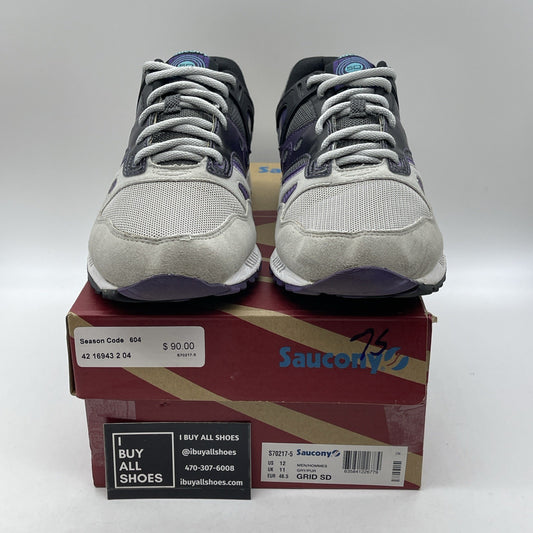 Size 12 - Saucony Grid SD Grape 2017 Grey Purple Suede Leather (S70217-5(