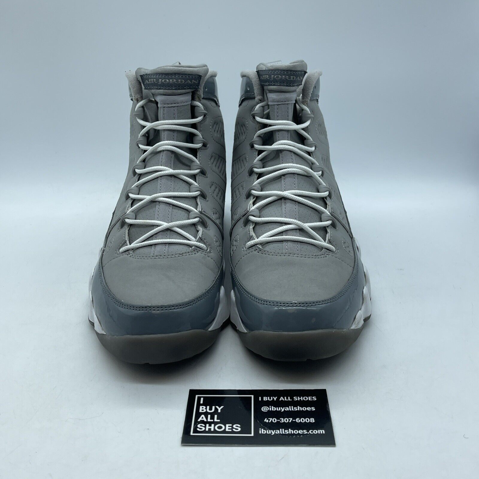 Size 10 - Air Jordan 9 Retro 2012 Cool Grey White Leather (314996-330)
