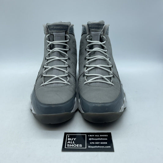 Size 10 - Air Jordan 9 Retro 2012 Cool Grey White Leather (314996-330)